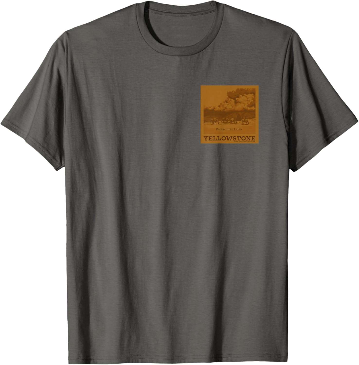 Yellowstone Dutton Ranch Buffalo Faux Chest Patch T-Shirt for Fans - 10