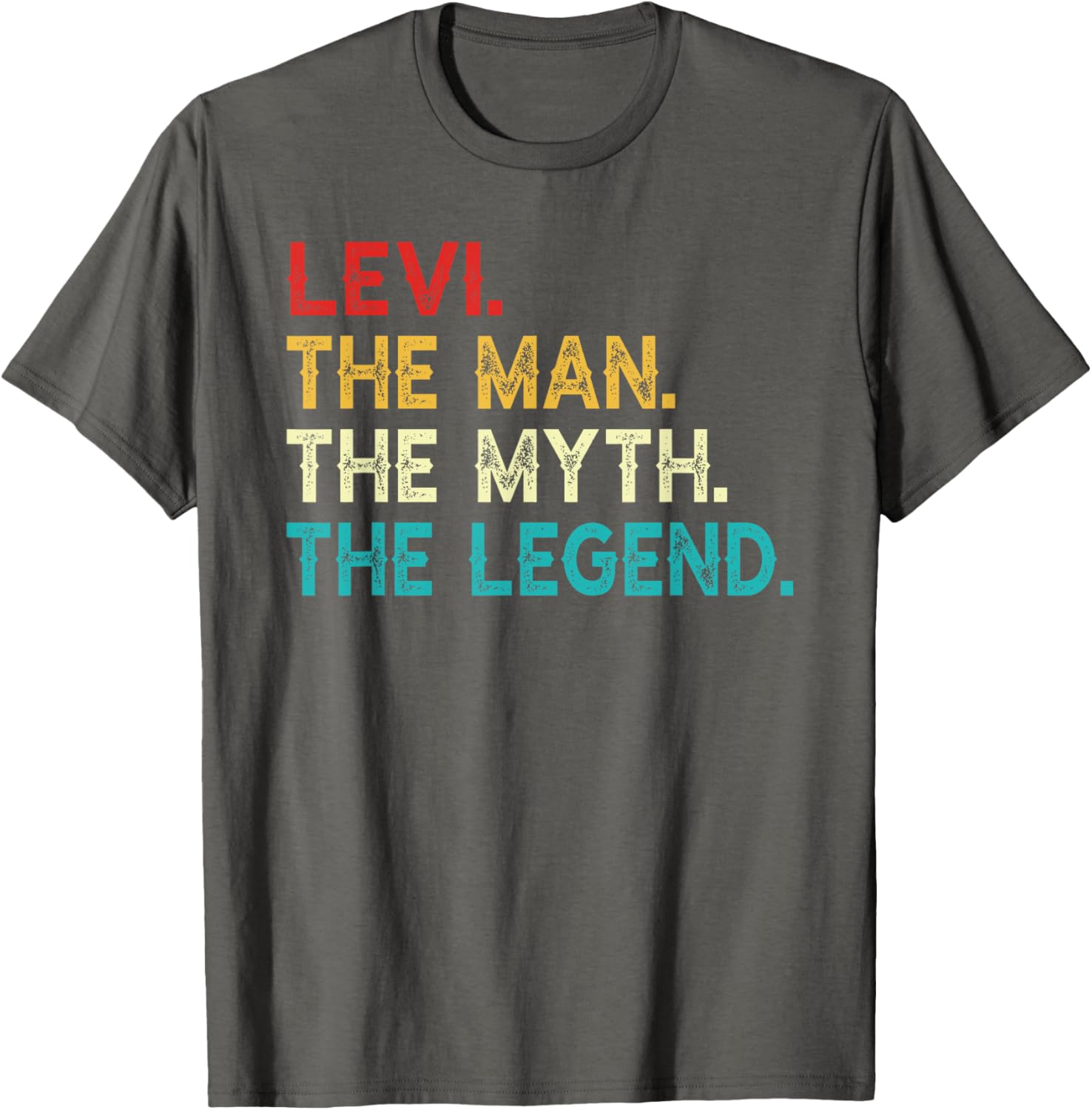 Funny Vintage Levi T-Shirt The Man The Myth The Legend Birthday Gift - 17