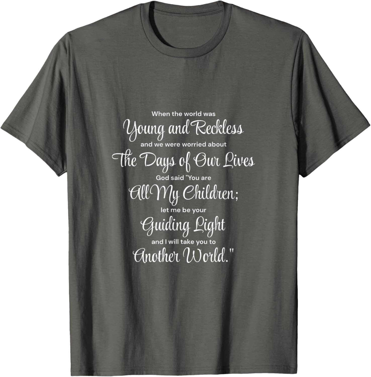 Christian Soap Opera Story T-Shirt Faith Inspired Clothing for Believers - 2