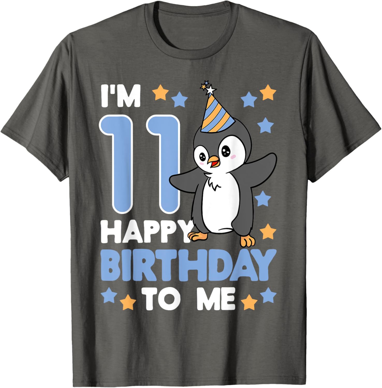 Cool Penguin 11 Birthday Zookeeper T-Shirt for Arctic Celebration Fun - 1