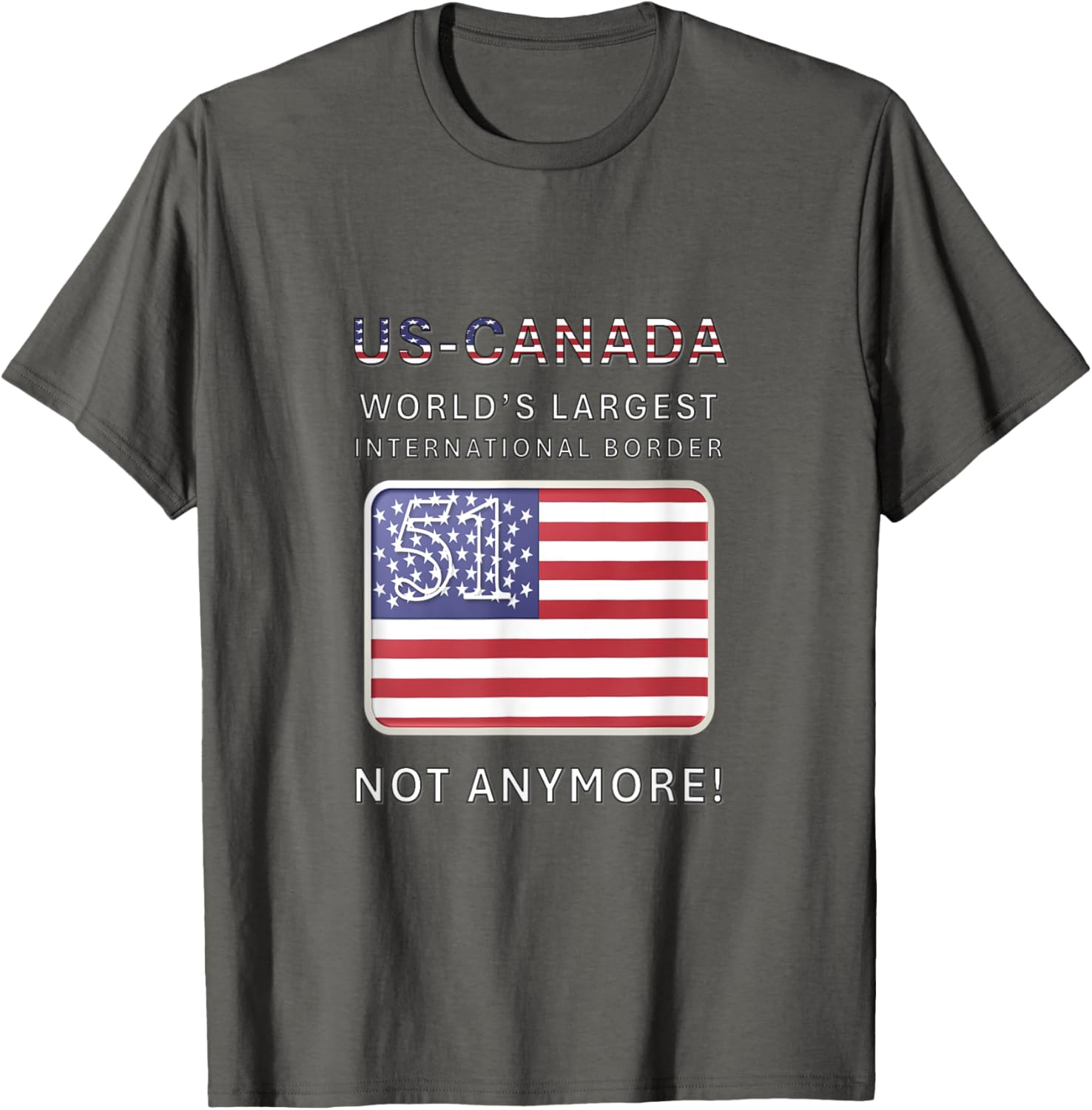 US-Canada Border MAGA T-Shirt - Proudly Celebrate Our Heritage - 4