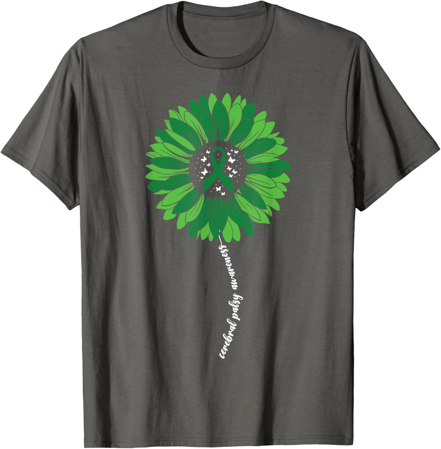 Sunflower Warrior T-Shirt for Women - Cerebral Palsy Awareness Apparel - 15