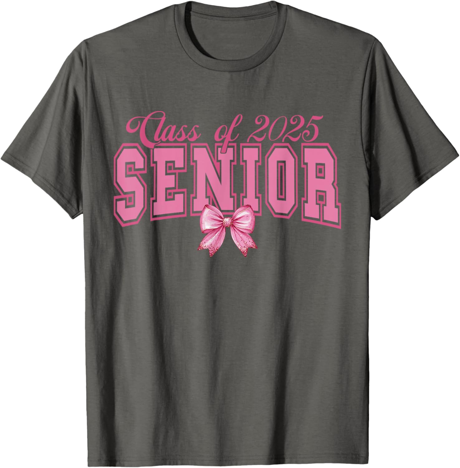 Class of 2025 Graduation Bow Tee Stylish T-Shirt for Proud Grads - 13