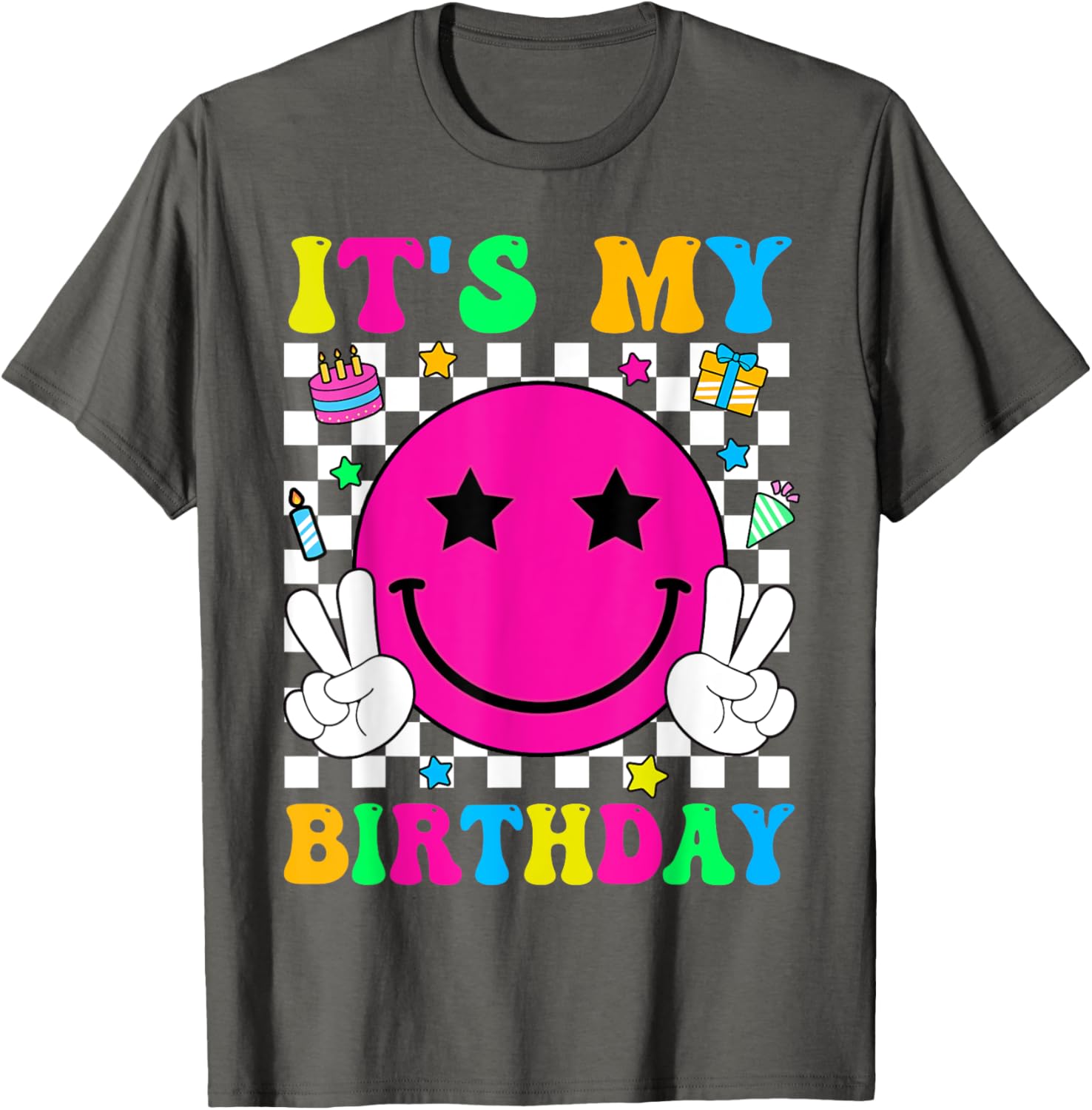Groovy It's My Birthday T-Shirt for Men, Women, Teens, and Kids - 16