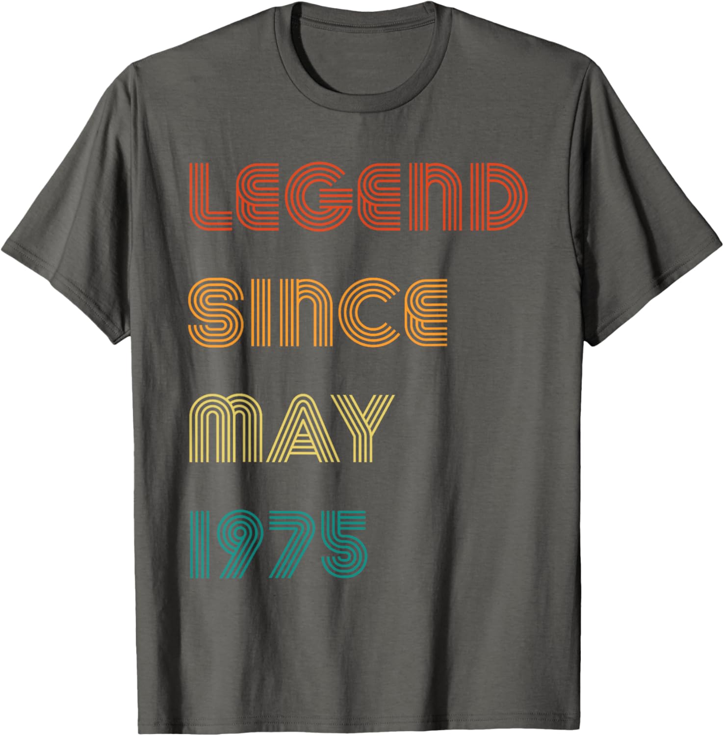 Legend Since May 1975 Retro 50th Birthday T-Shirt for Celebrating Milestones - 3