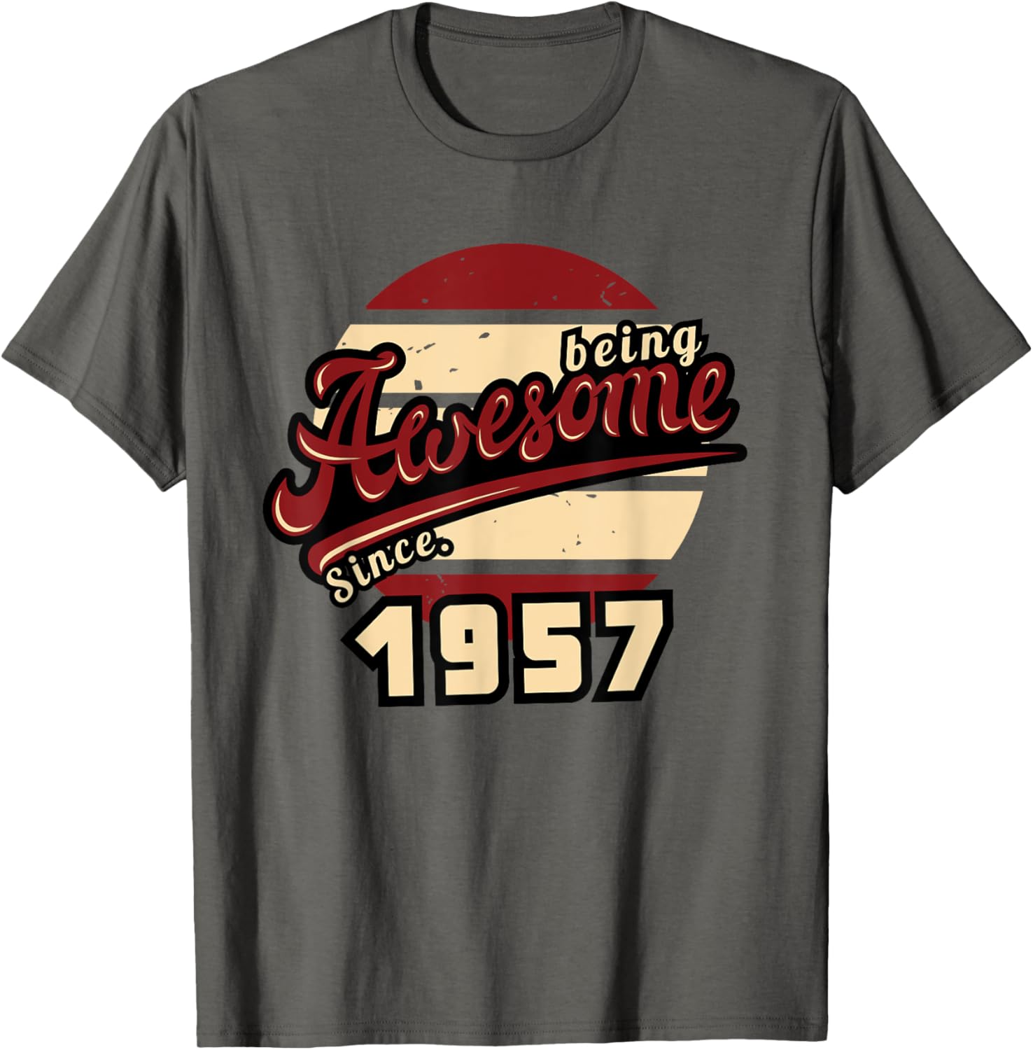 Awesome Since 1957 Retro 68th Birthday T-Shirt Gift for Him or Her - 27