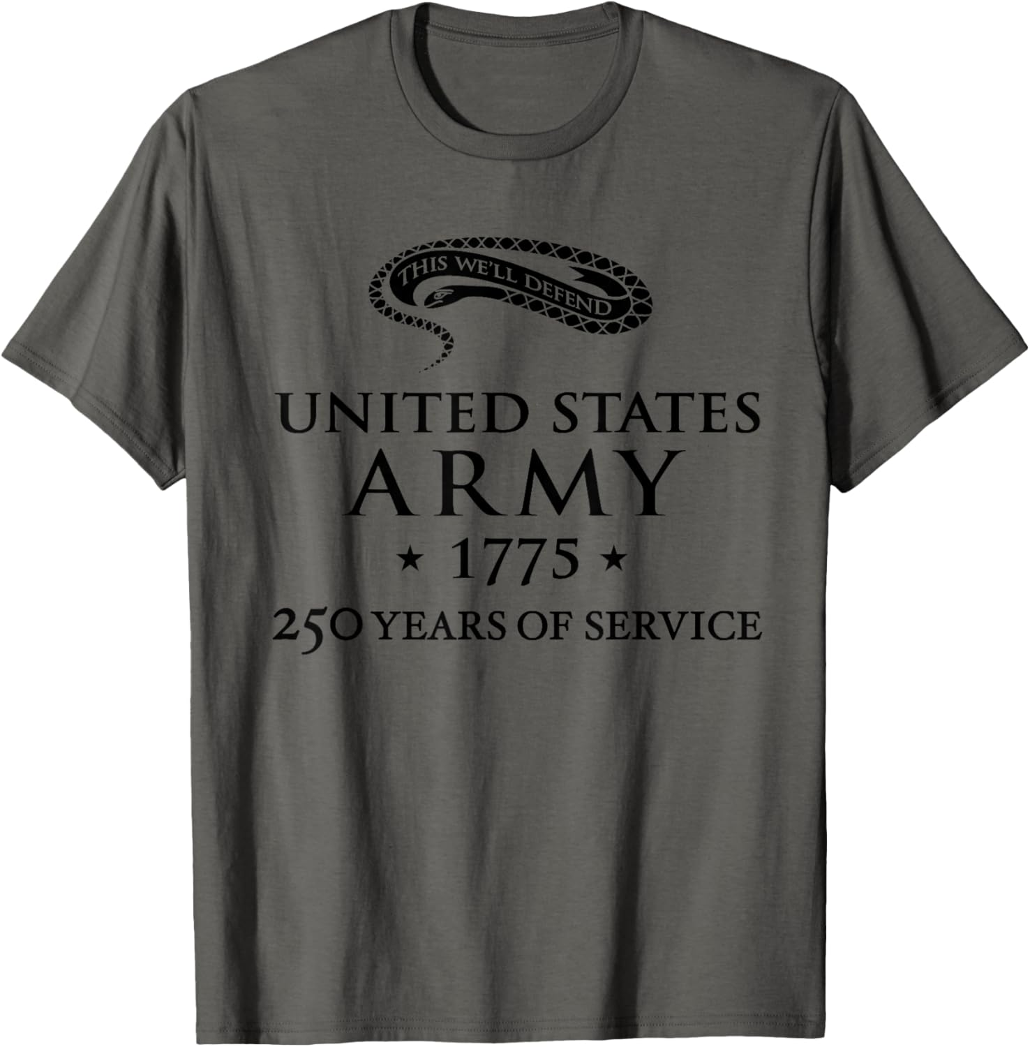 United States Army 250 Years Of Service 1775 T-Shirt for Proud Veterans - 2
