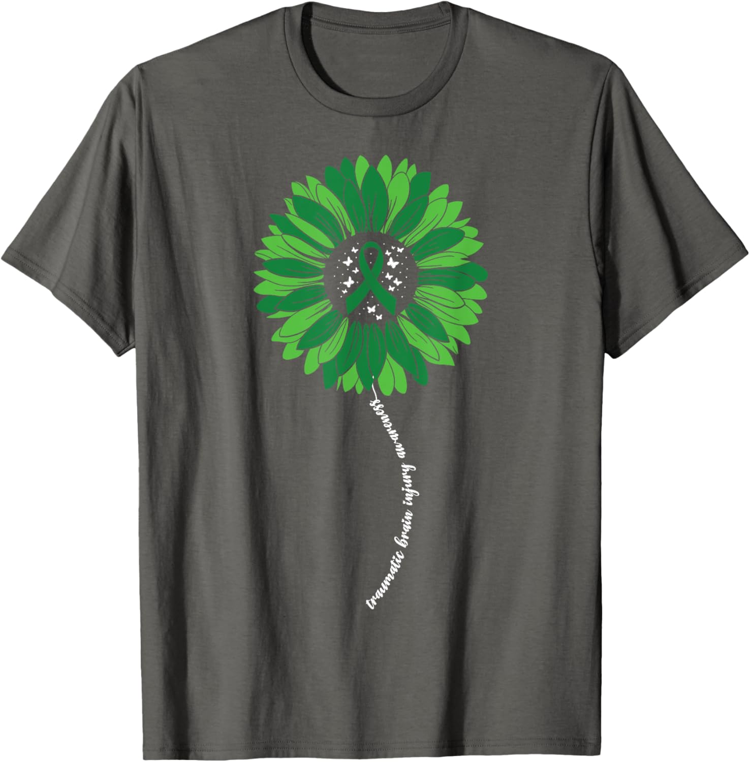 Support TBI Awareness with Sunflower Design Women's T-Shirt - 3
