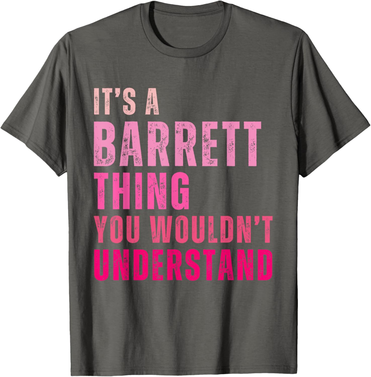 Barrett Vintage T-Shirt It's A Barrett Thing You Wouldn't Understand - 6