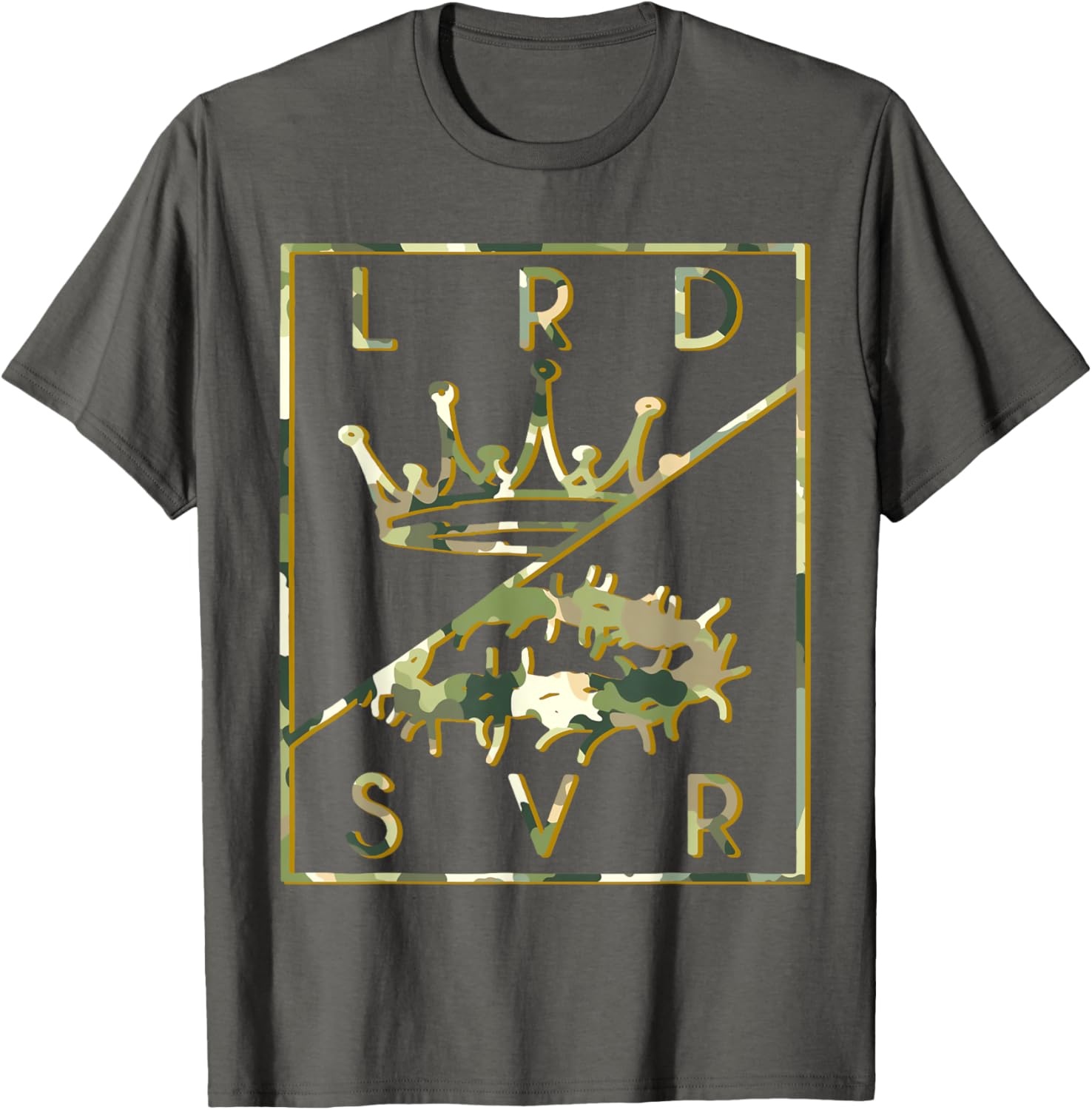 Camo Jesus Crown T-Shirt - Christian King Lord & Savior Apparel - 26