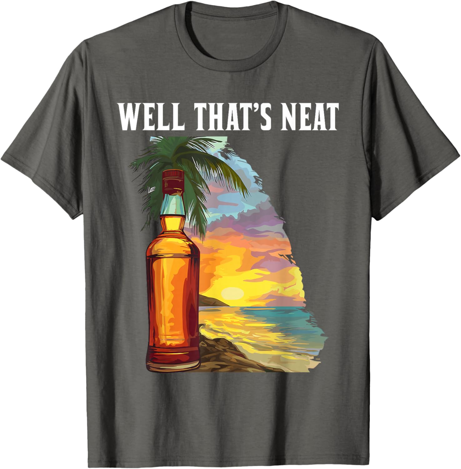 Whiskey Beach Sunset T-Shirt - Perfect for Relaxed Summer Vibes - 9