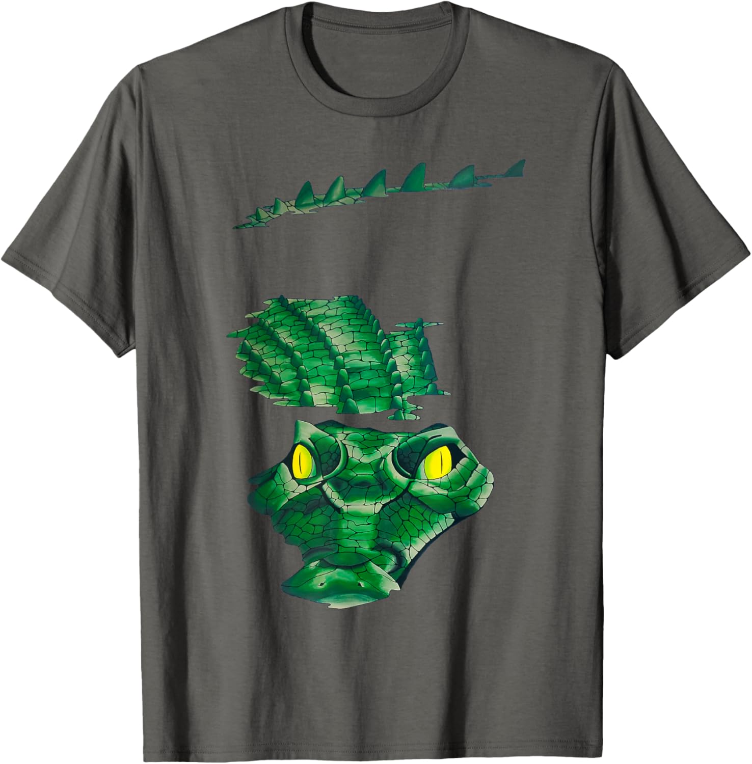 Vintage Crocodile Jurassic Art T-Shirt for Reptile Lovers and Collectors - 8