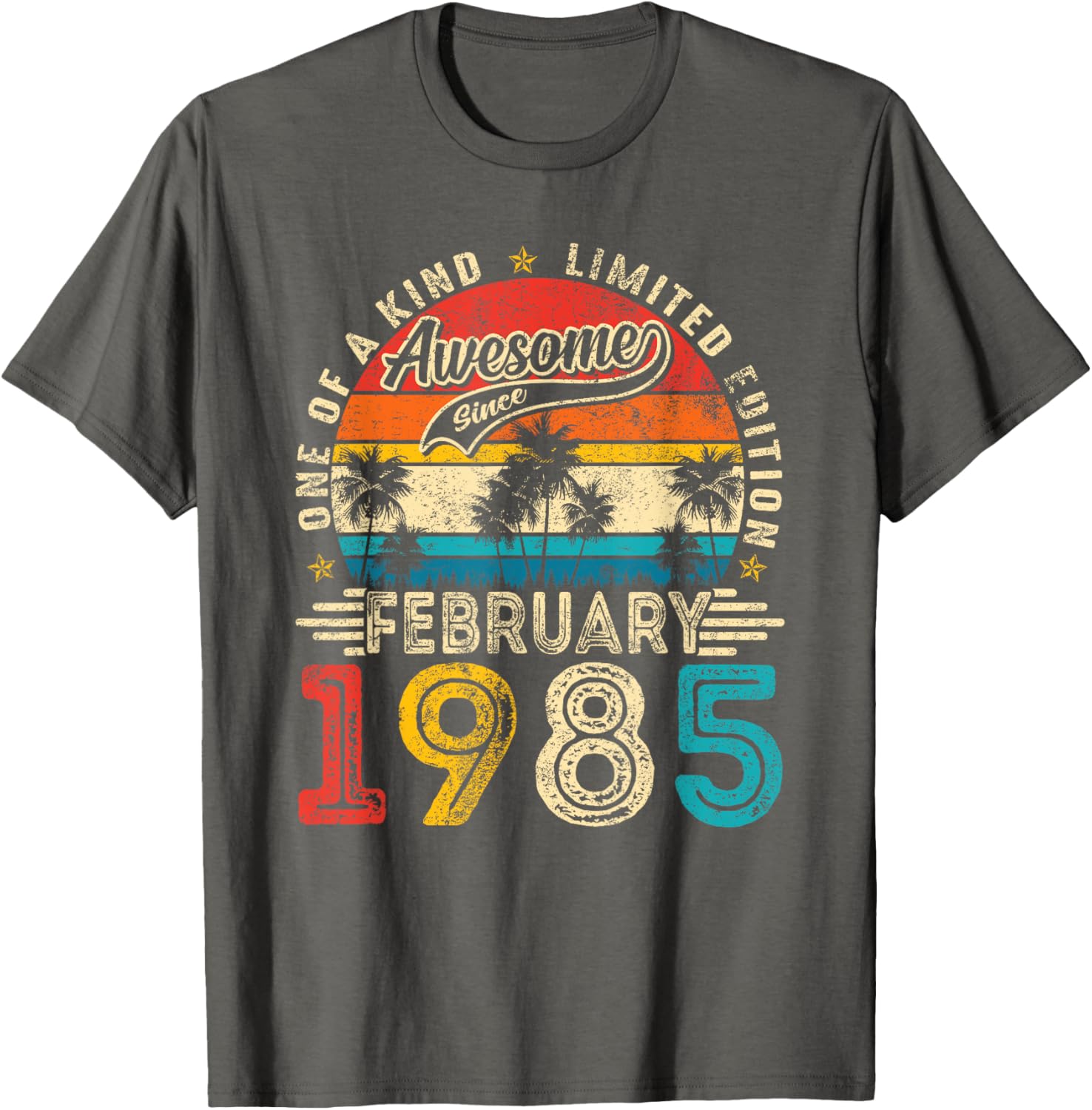 40 Years Awesome Since February 1985 Women's T-Shirt for 40th Birthday - 3