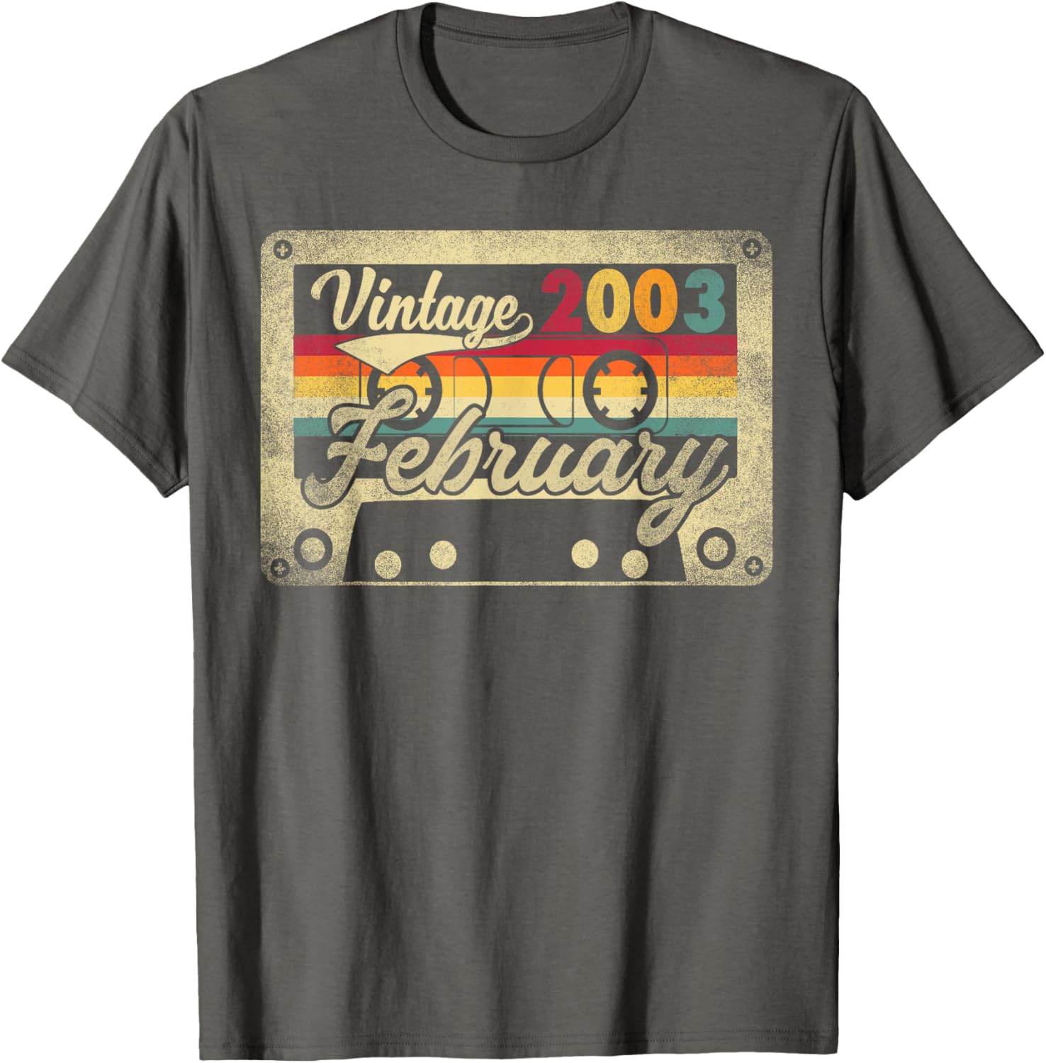 Vintage February 2003 Birthday T-Shirt Retro Funny Design Gift Idea - 6