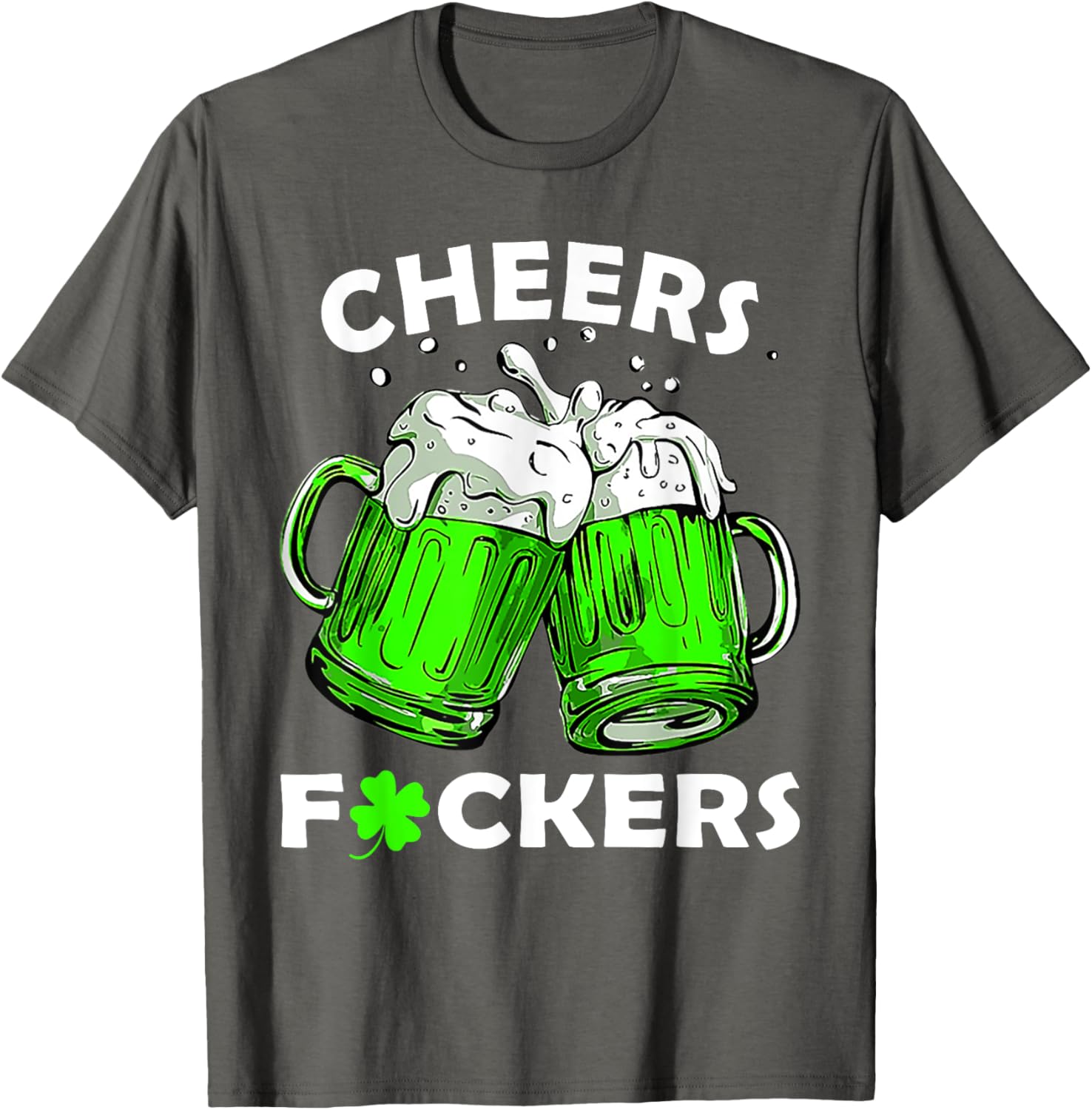 Cheers T-Shirt for St Patrick's Day Fun With Friends and Beer - 3