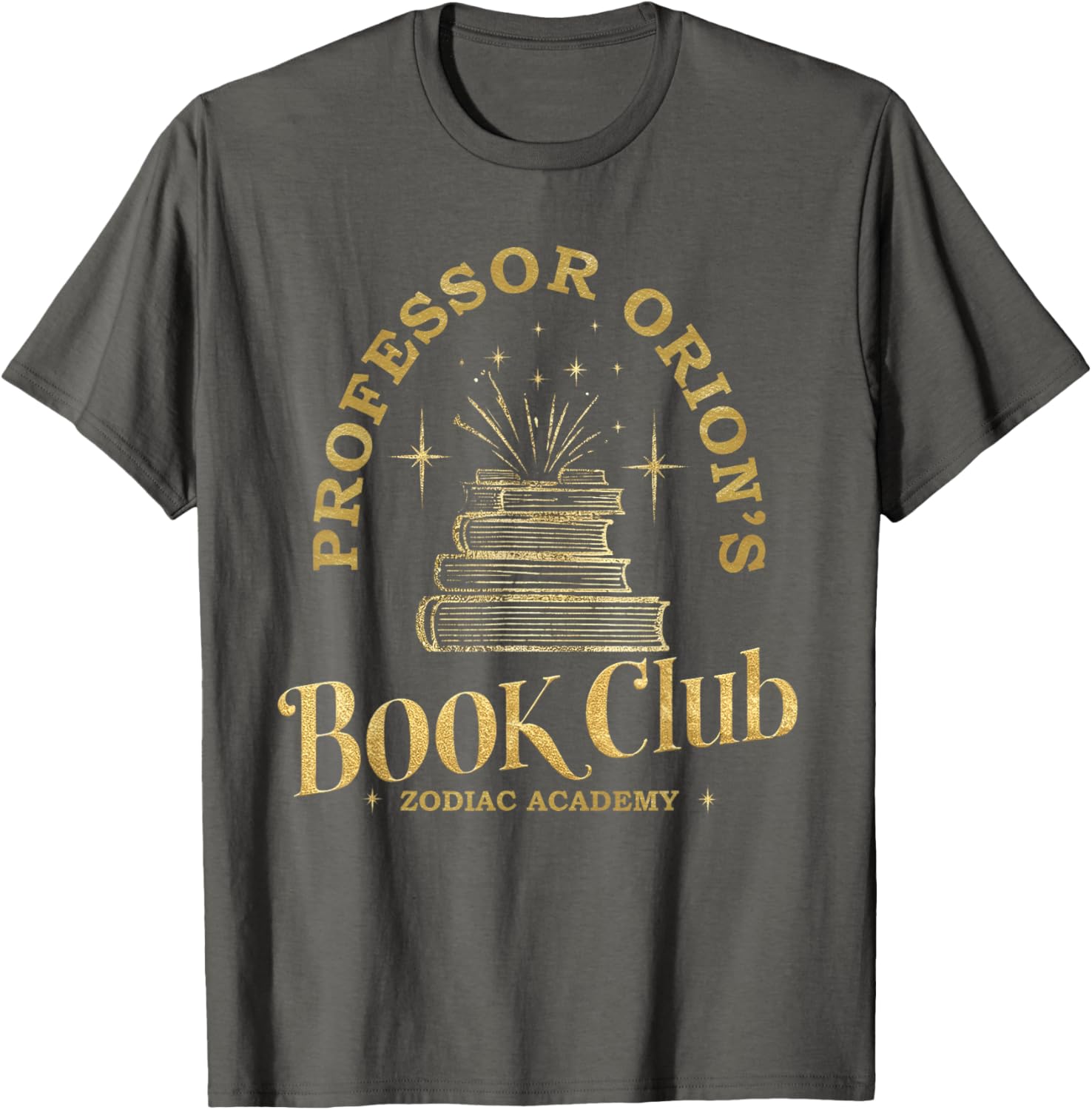 Academy Book Nerd Professor Orion's Zodiac BookClub T-Shirt for Fans - 2