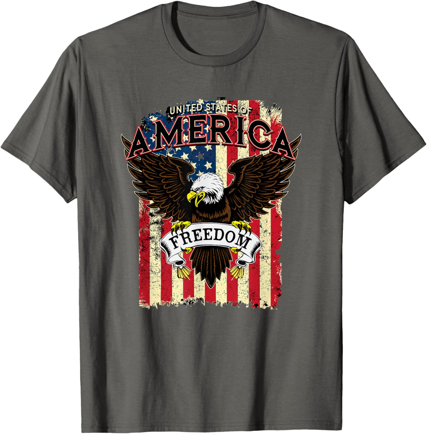 USA Freedom Eagle T-Shirt for Patriotic Style and Comfort - 3