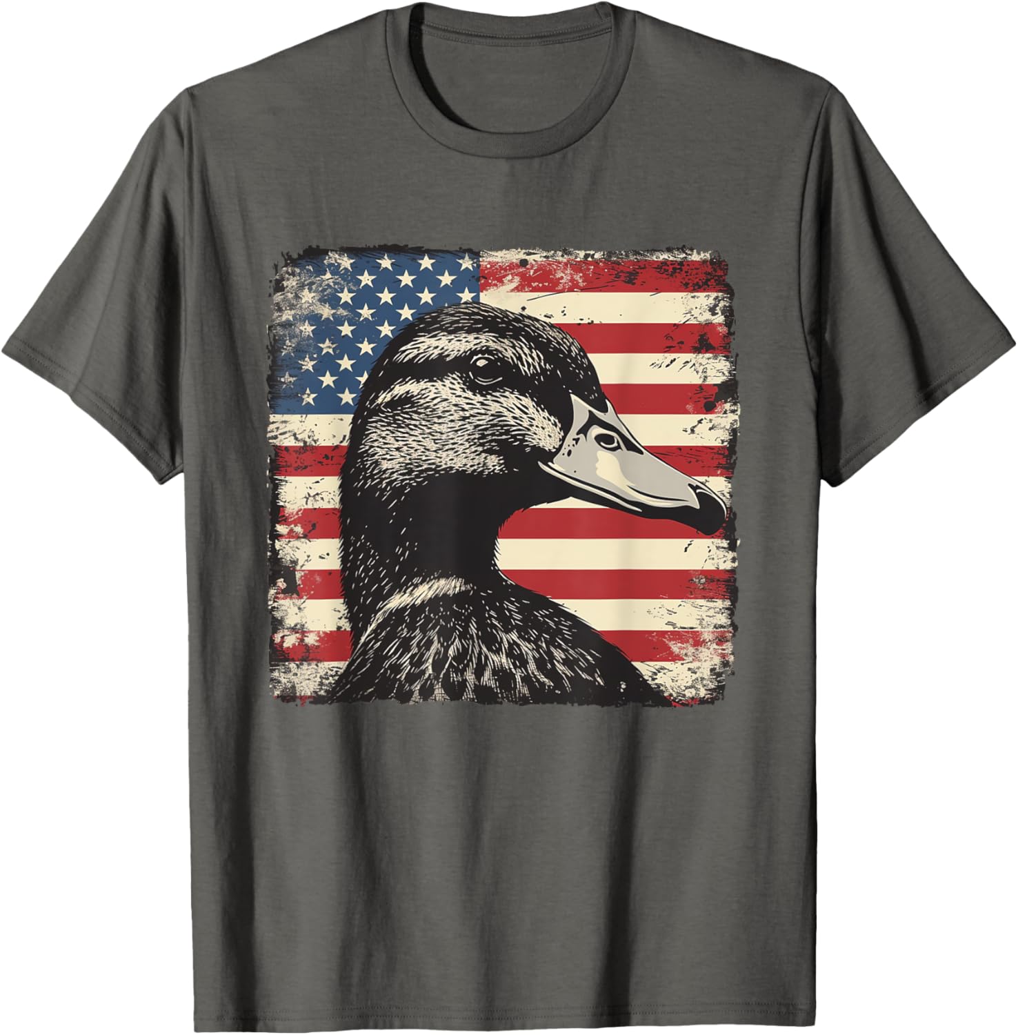 America Flag Duck Shirt for 4th of July | Fun Men's and Women's Tee - 19