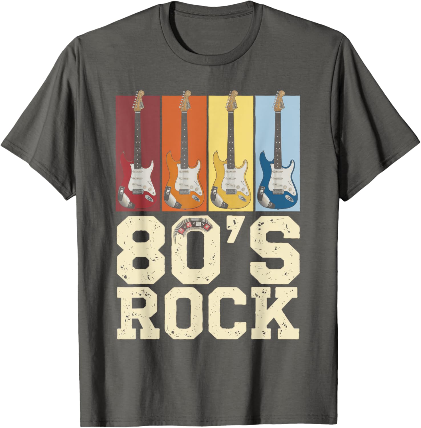 Retro 80s Rock Vintage Costume T-Shirt for 80s Theme Parties and Events - 4