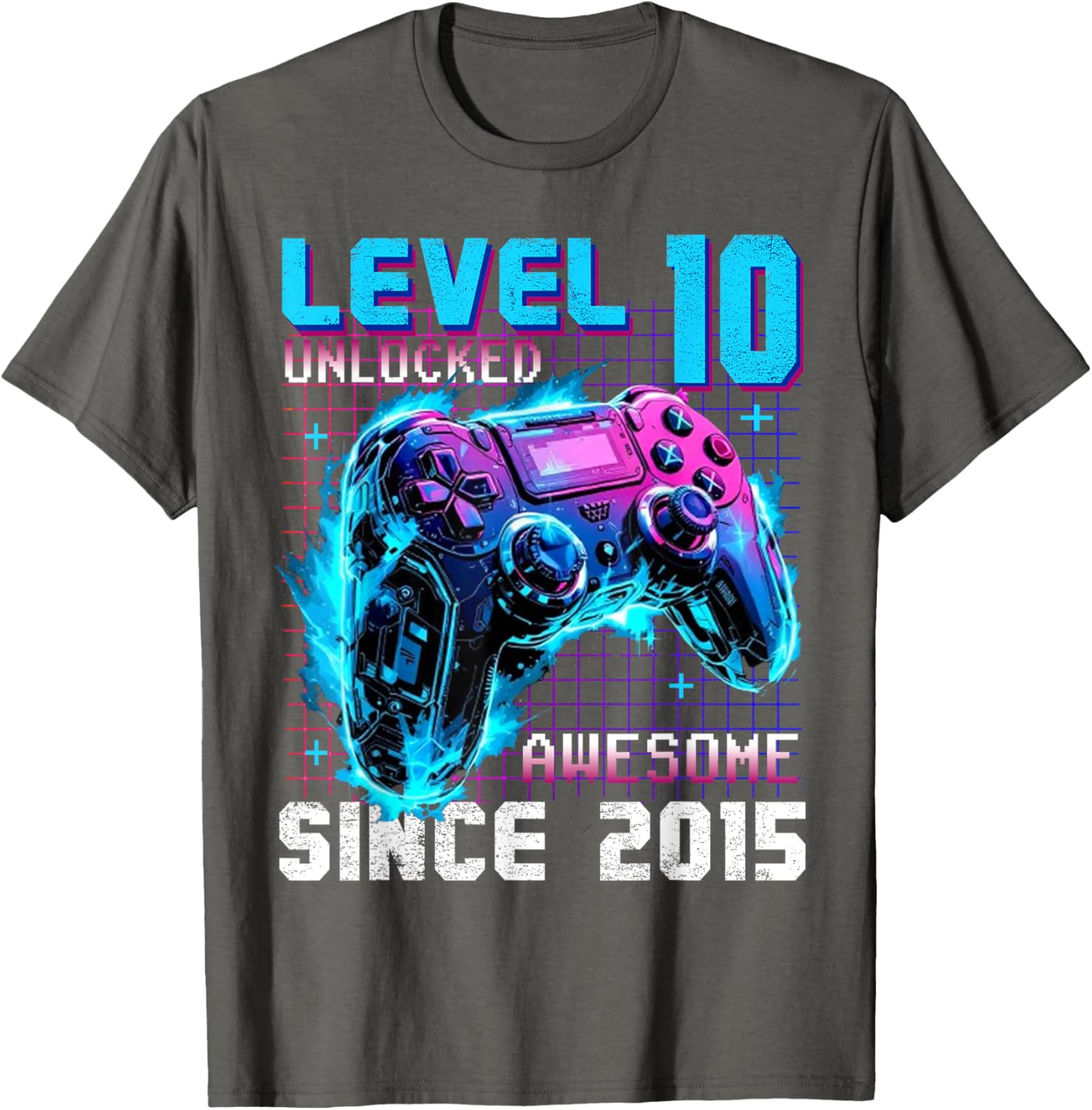 Level 10 Unlocked Gaming T-Shirt for 10th Birthday Celebration - 11