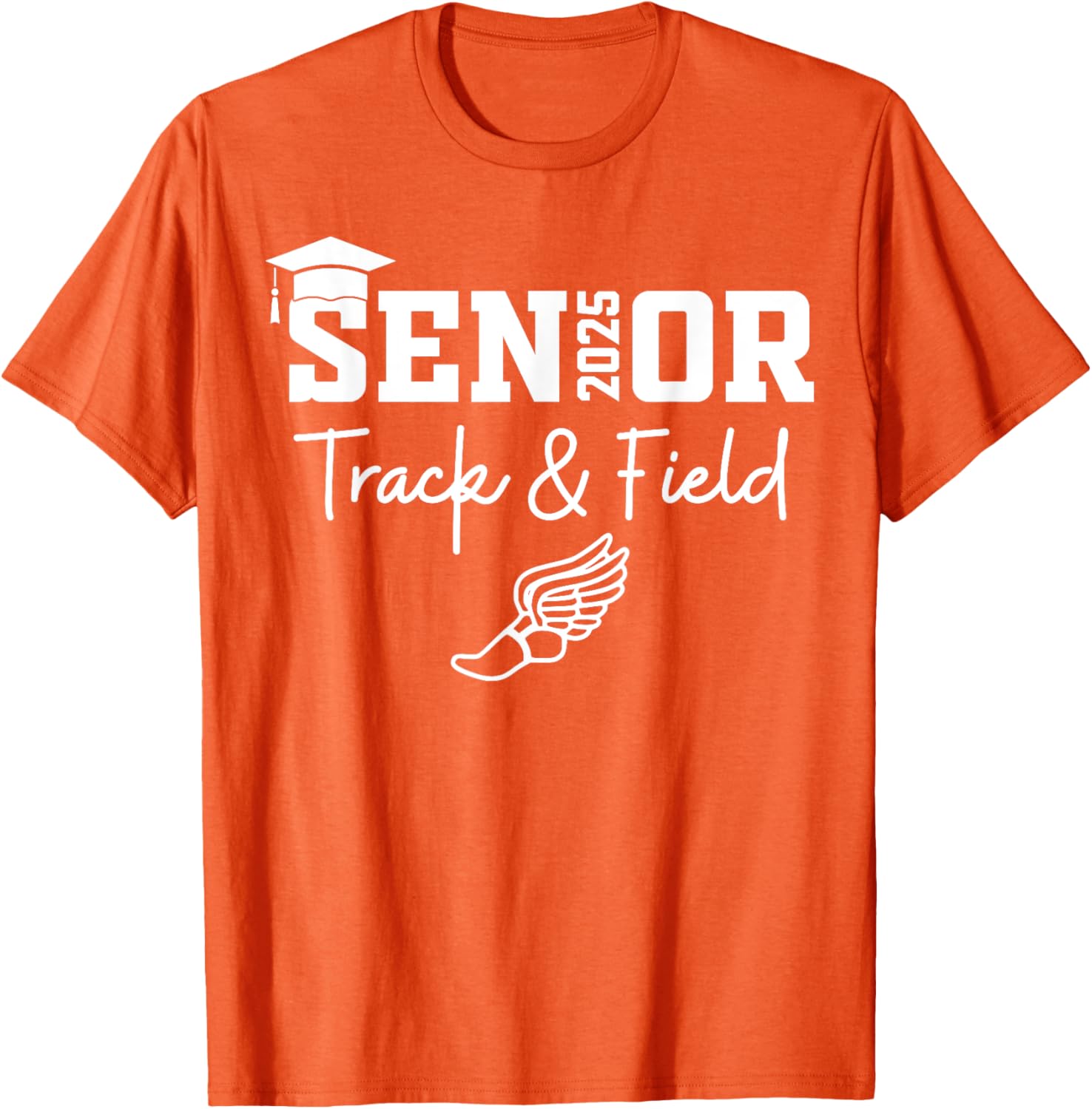Track and Field Class of 2025 Graduation T-Shirt for Athletes - 4