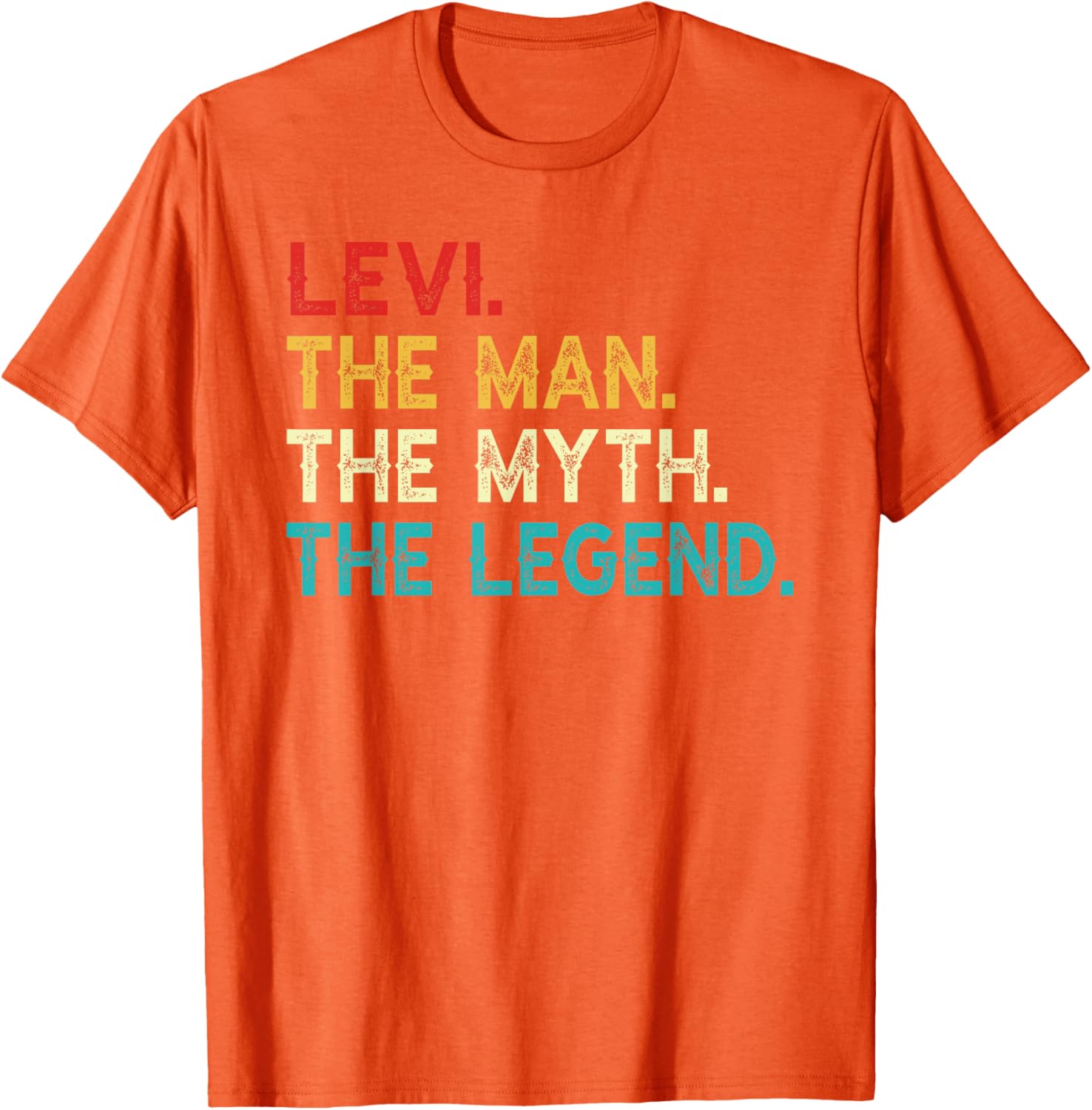 Funny Vintage Levi T-Shirt The Man The Myth The Legend Birthday Gift - 23