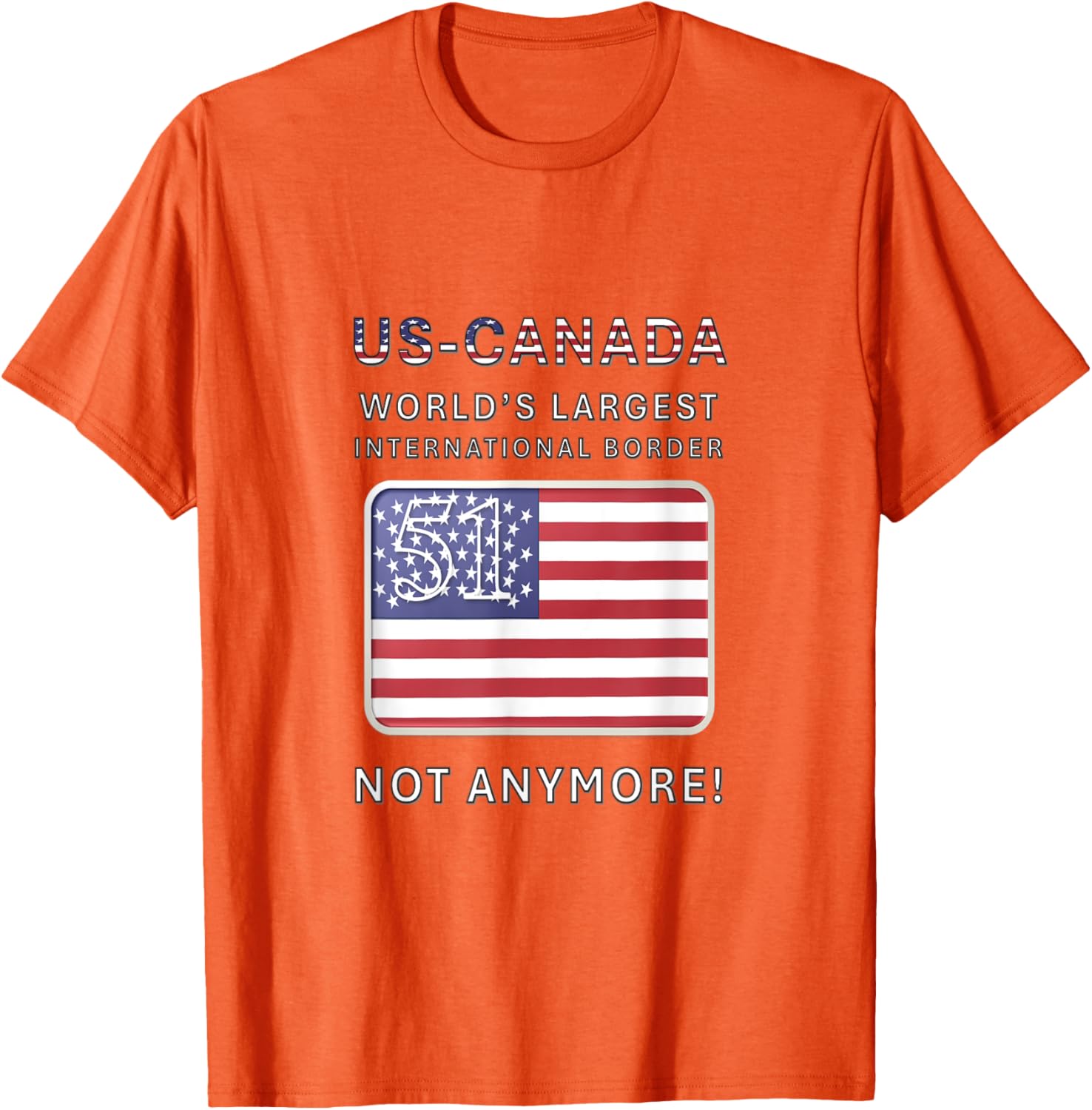 US-Canada Border MAGA T-Shirt - Proudly Celebrate Our Heritage - 10