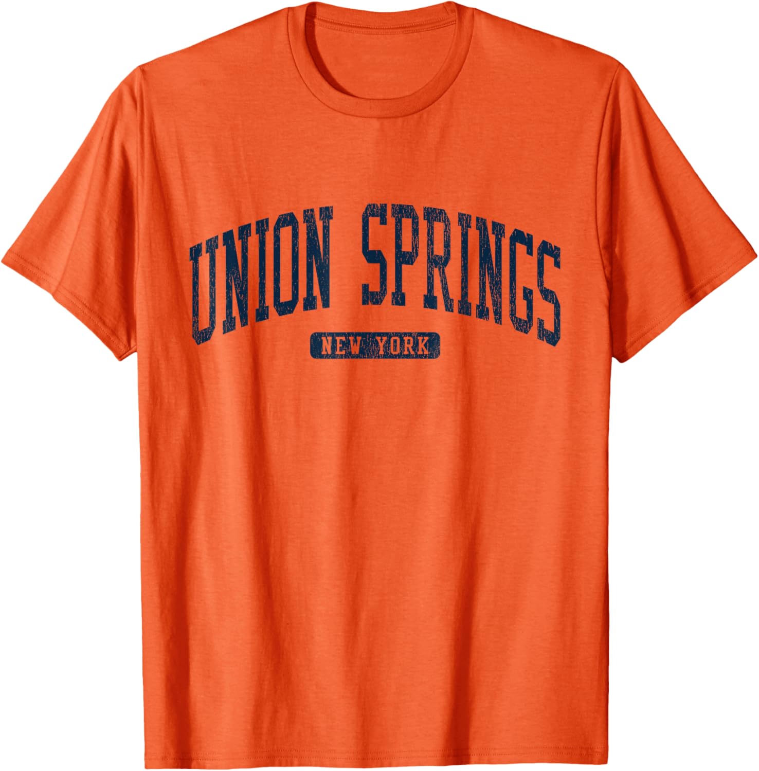 Union Springs NY College Style Blue T-Shirt for Comfortable Casual Wear - 17