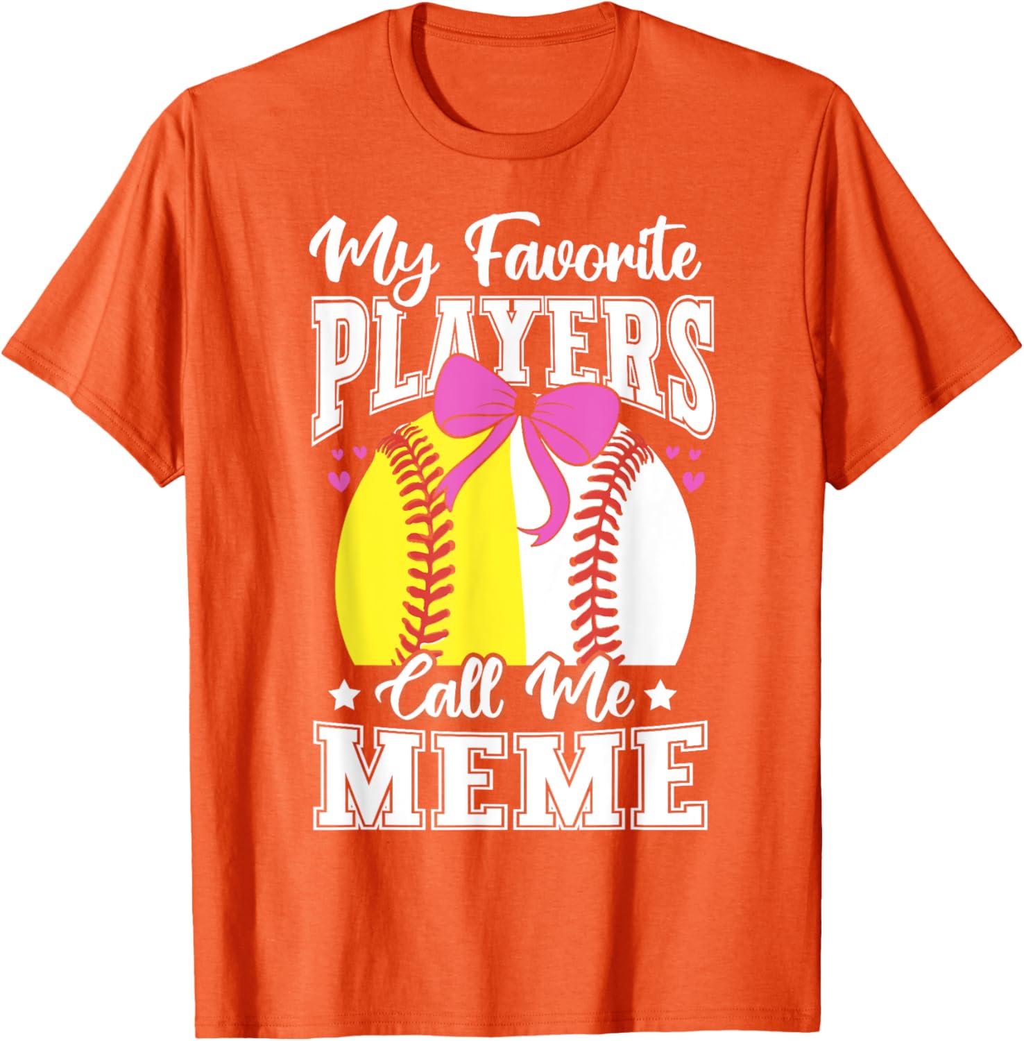 Baseball Grandma's Favorite Softball Players Meme T-Shirt for Fans - 4