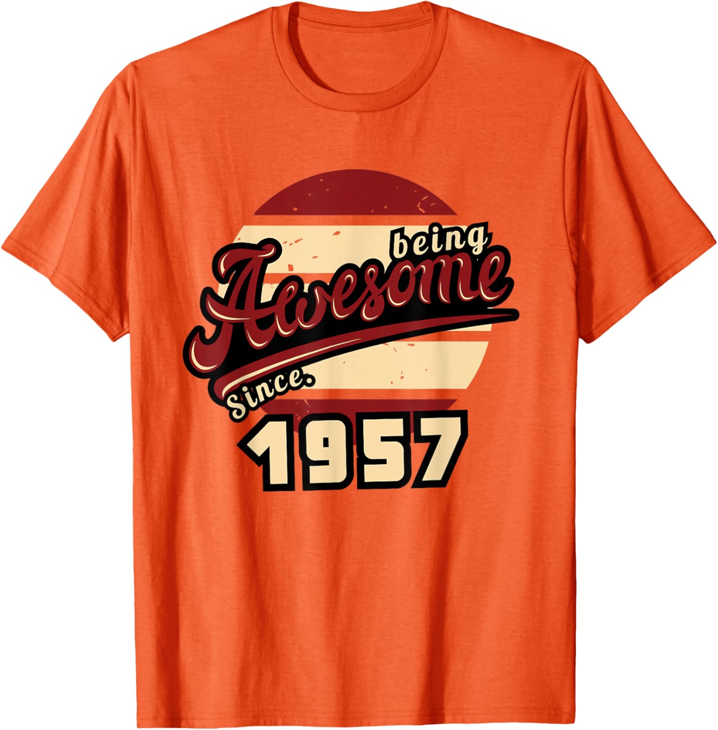 Awesome Since 1957 Retro 68th Birthday T-Shirt Gift for Him or Her - 17