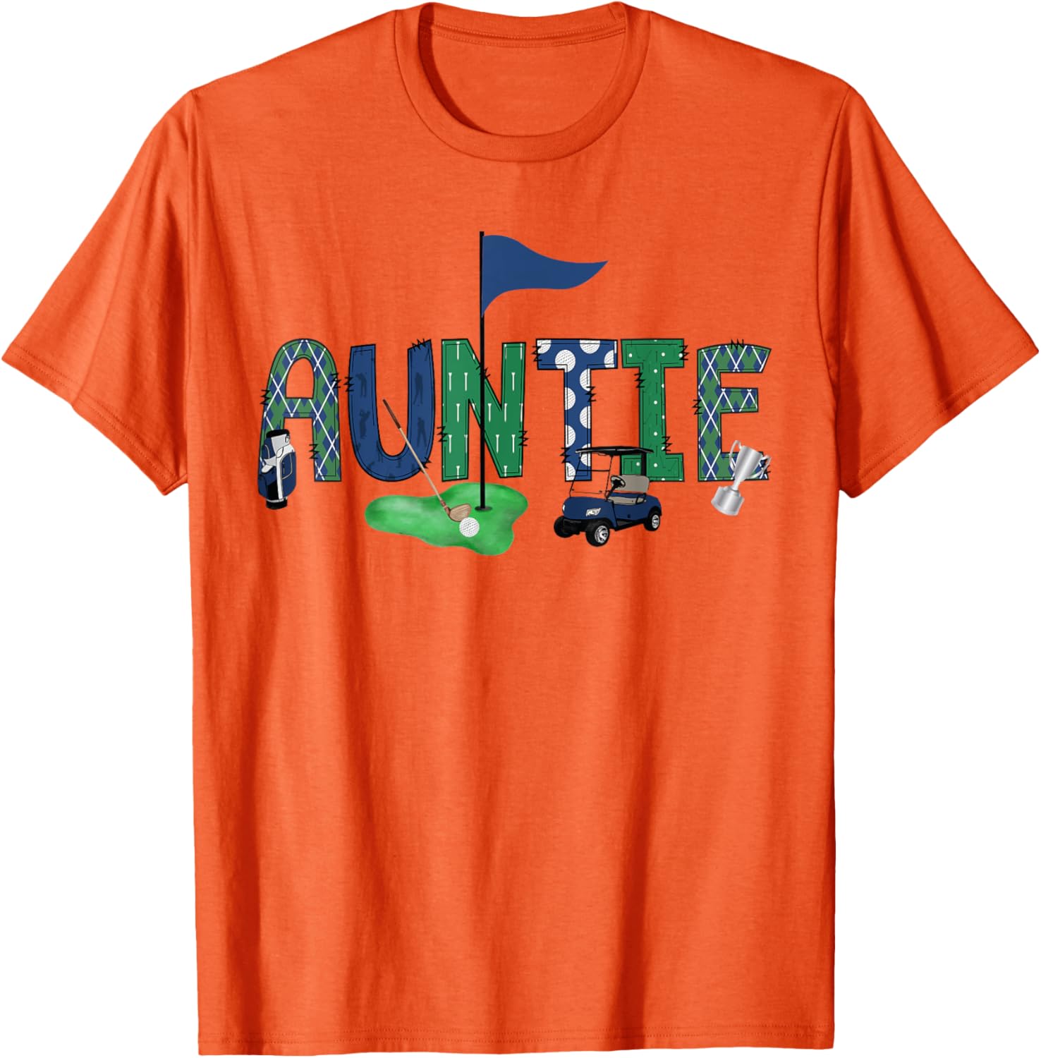 Auntie Of The Birthday Boy Golf T-Shirt for a Fun Celebration - 7