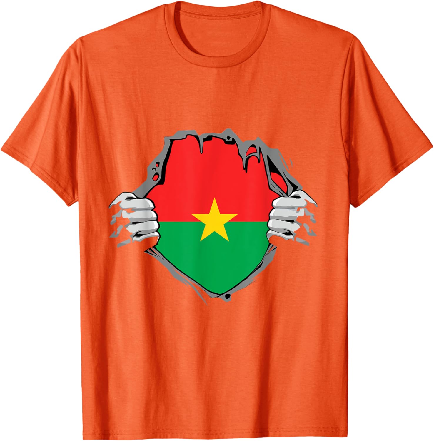 Burkina Faso Heartbeat EKG Pulse T-Shirt for Proud Burkina Fasoans - 29