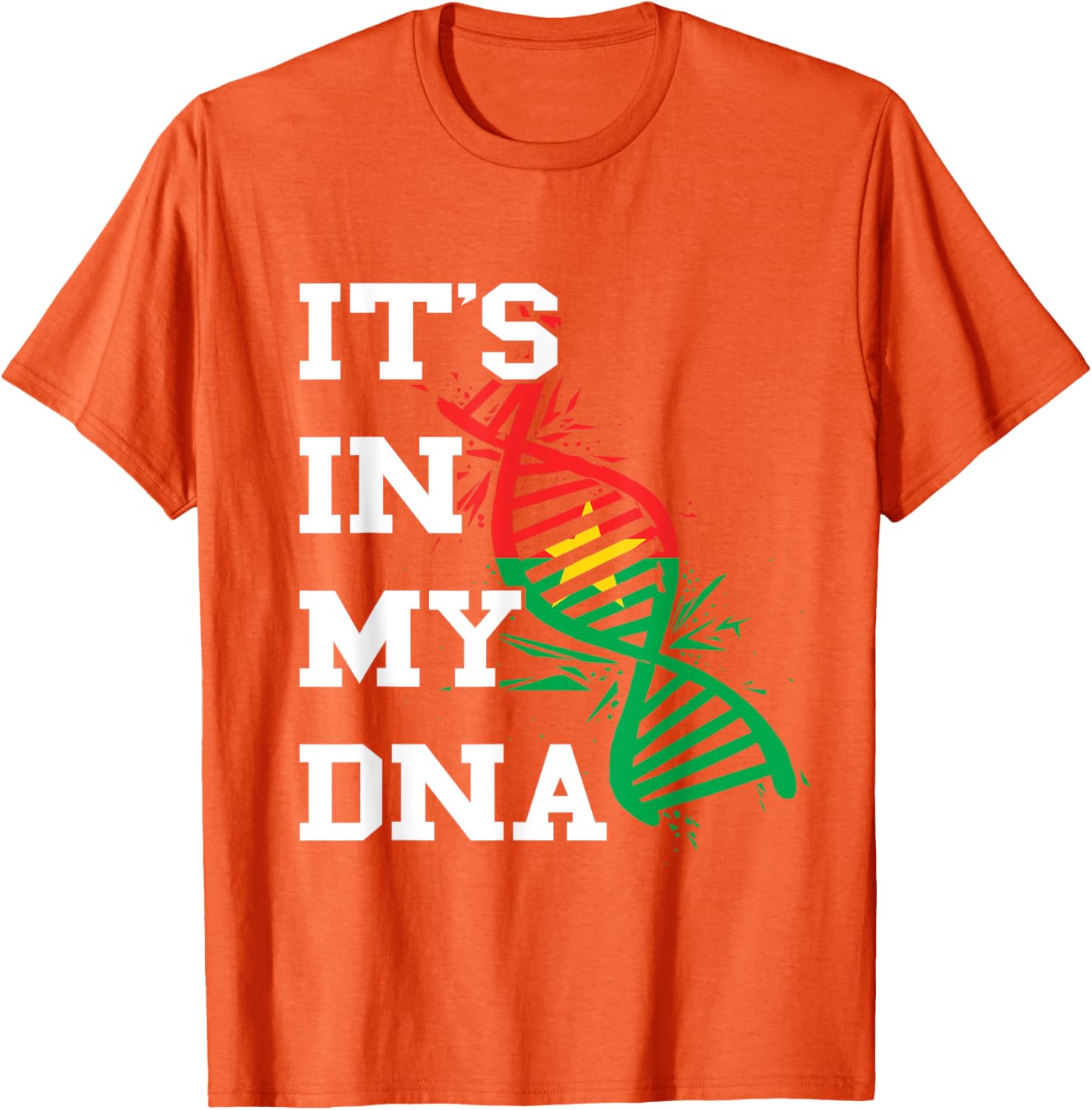 Burkina Faso Flag Its In My DNA Burkina Fasoan Roots T-Shirt - 12