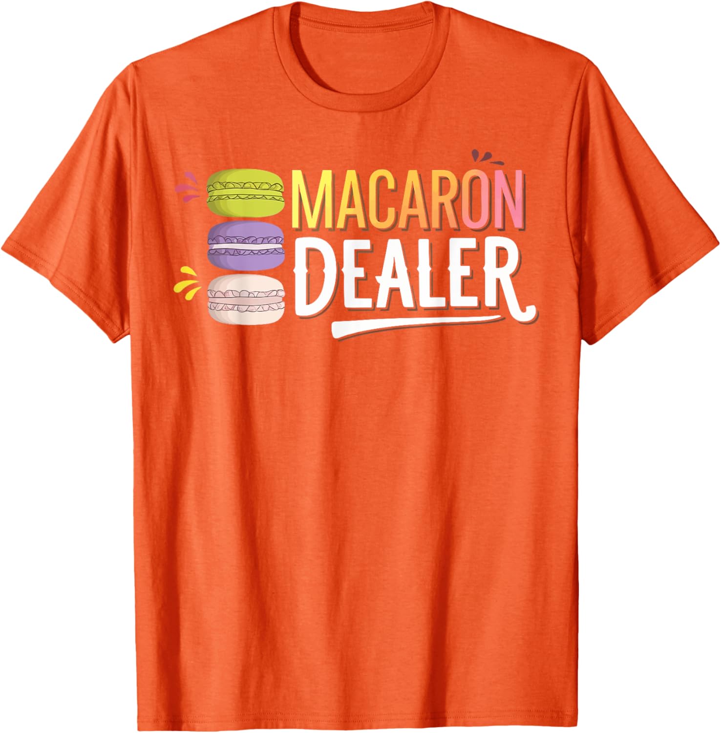 Charming Macaron Dealer T-Shirt for Sweet Treat Lovers and Foodies - 12