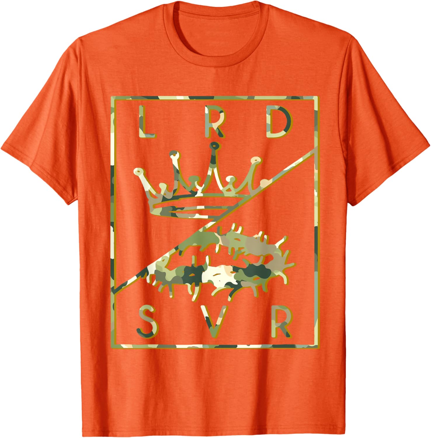 Camo Jesus Crown T-Shirt - Christian King Lord & Savior Apparel - 5