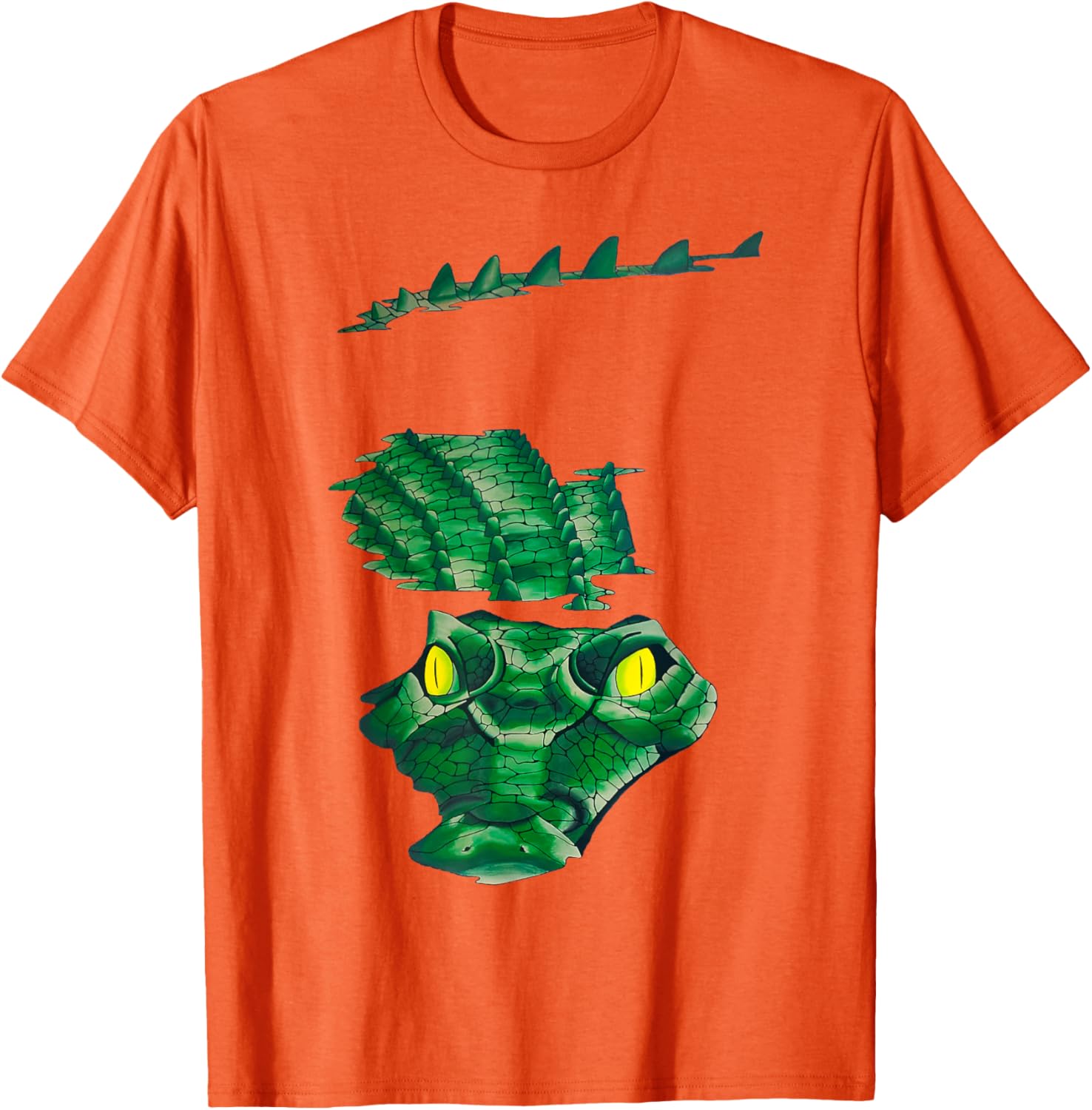 Vintage Crocodile Jurassic Art T-Shirt for Reptile Lovers and Collectors - 4