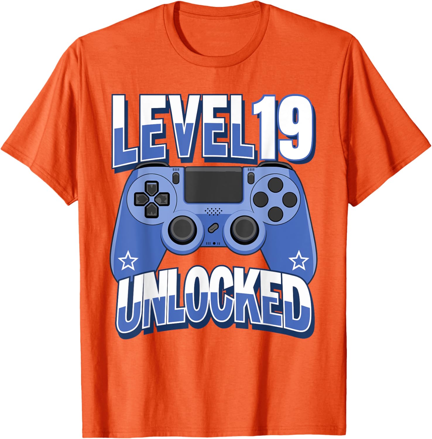 Funny Level 19 Unlocked Gamer T-Shirt for 19th Birthday Celebration - 8