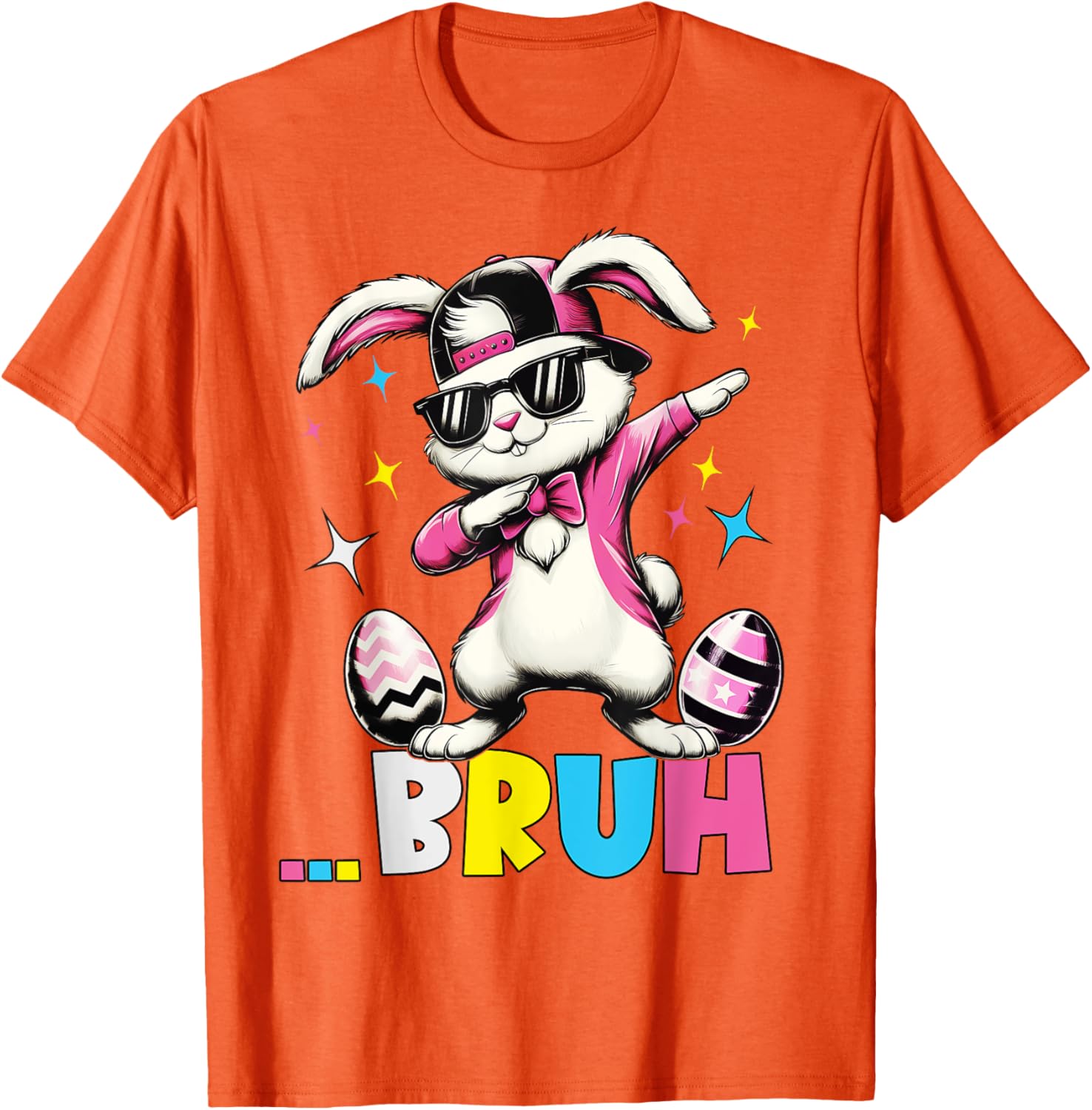 Cool Dabbing Bunny Sunglasses Easter T-Shirt for Kids and Teens - 25