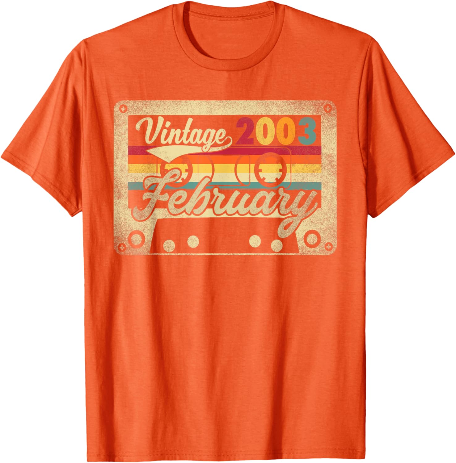 Vintage February 2003 Birthday T-Shirt Retro Funny Design Gift Idea - 7