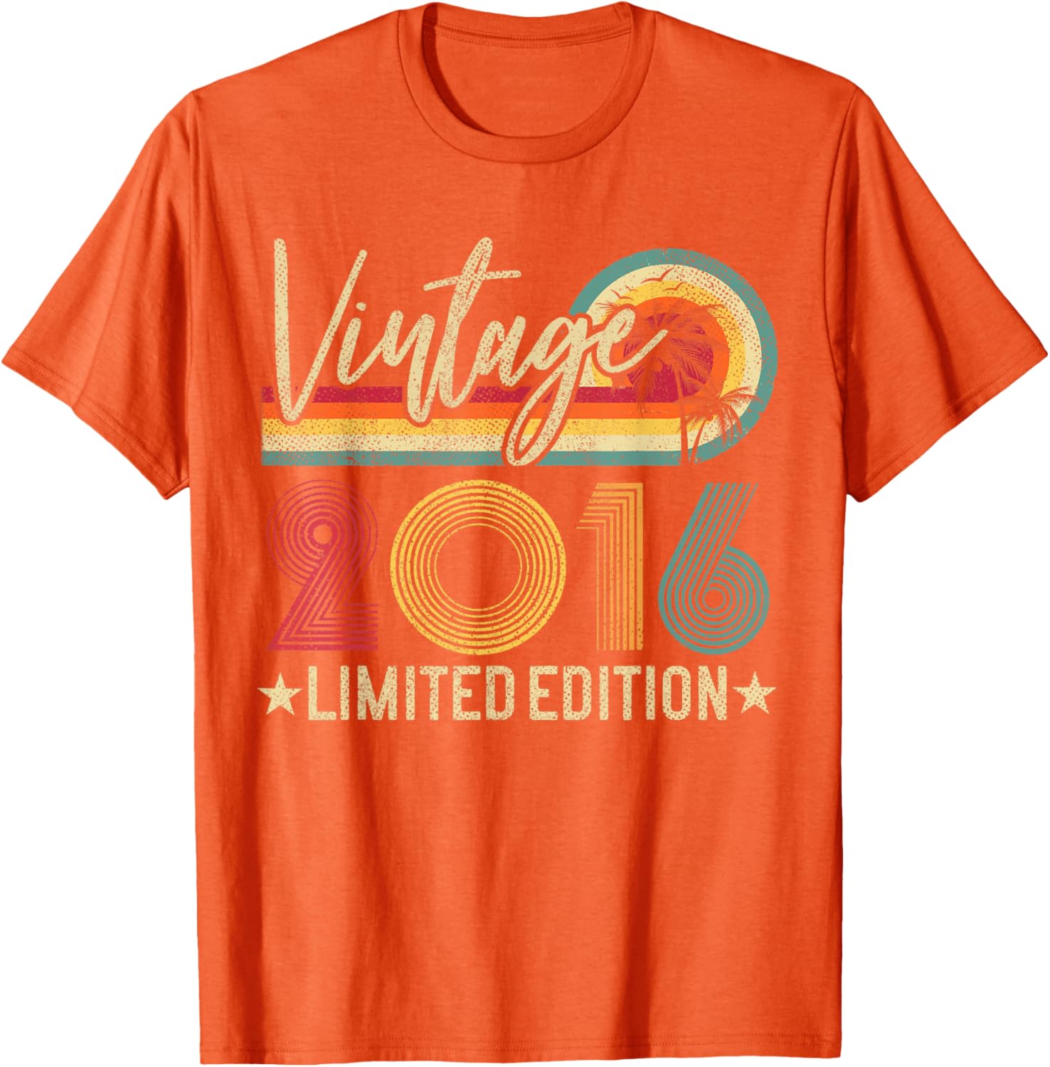 Limited Edition Vintage 2016 9th Birthday T-Shirt for Kids - 6