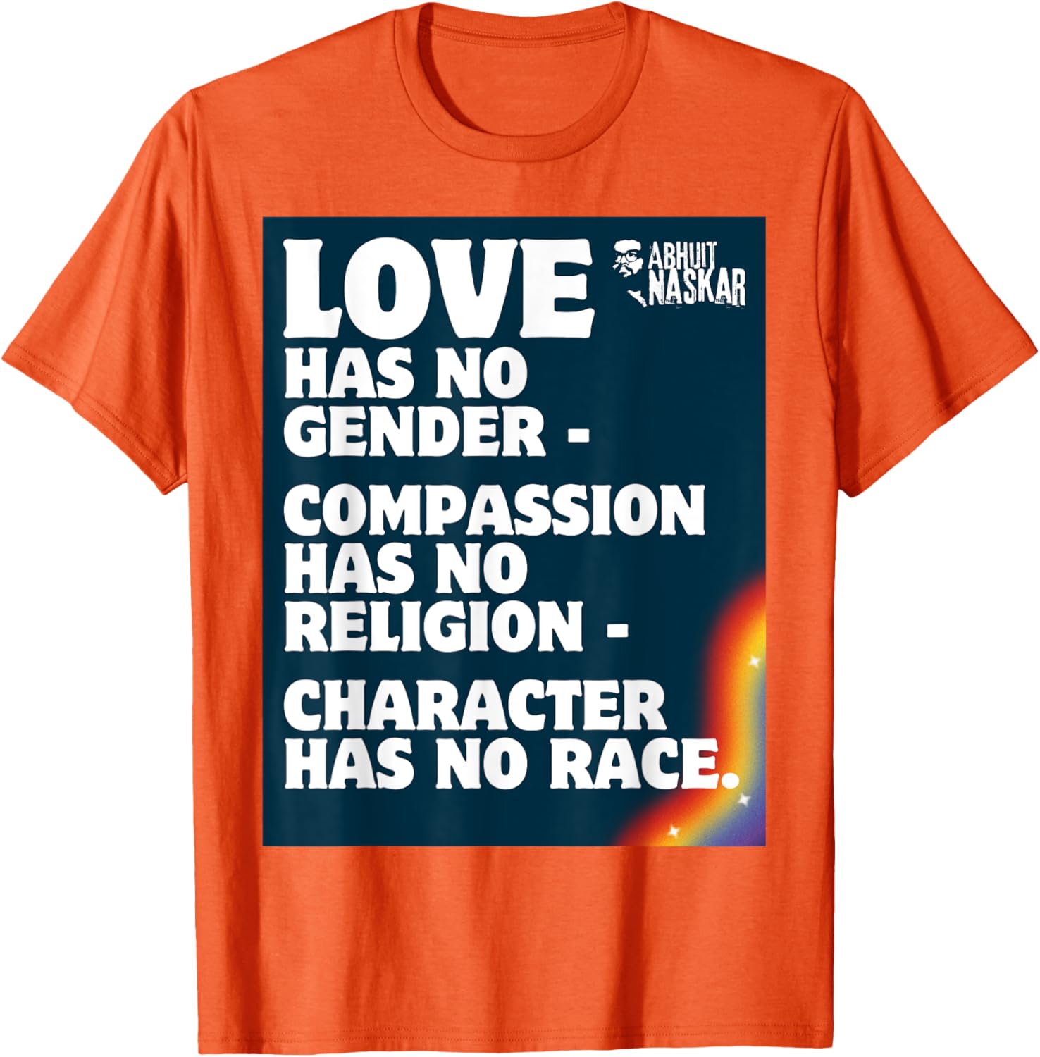 Abhijit Naskar Love Has No Gender T-Shirt - Inclusive Fashion Statement - 7