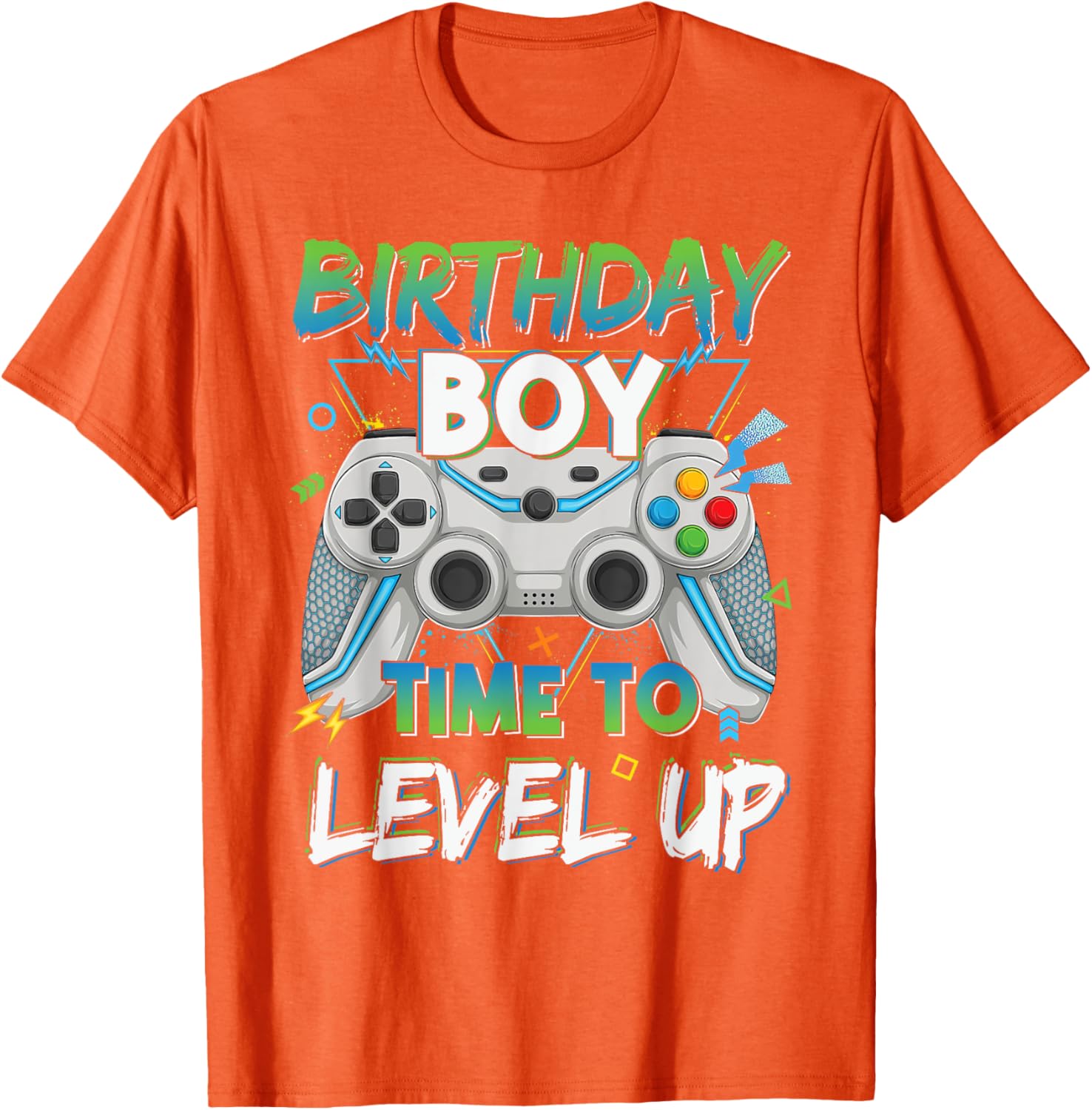 Level Up Gaming Birthday Boy T-Shirt for Young Gamer Boys - 15