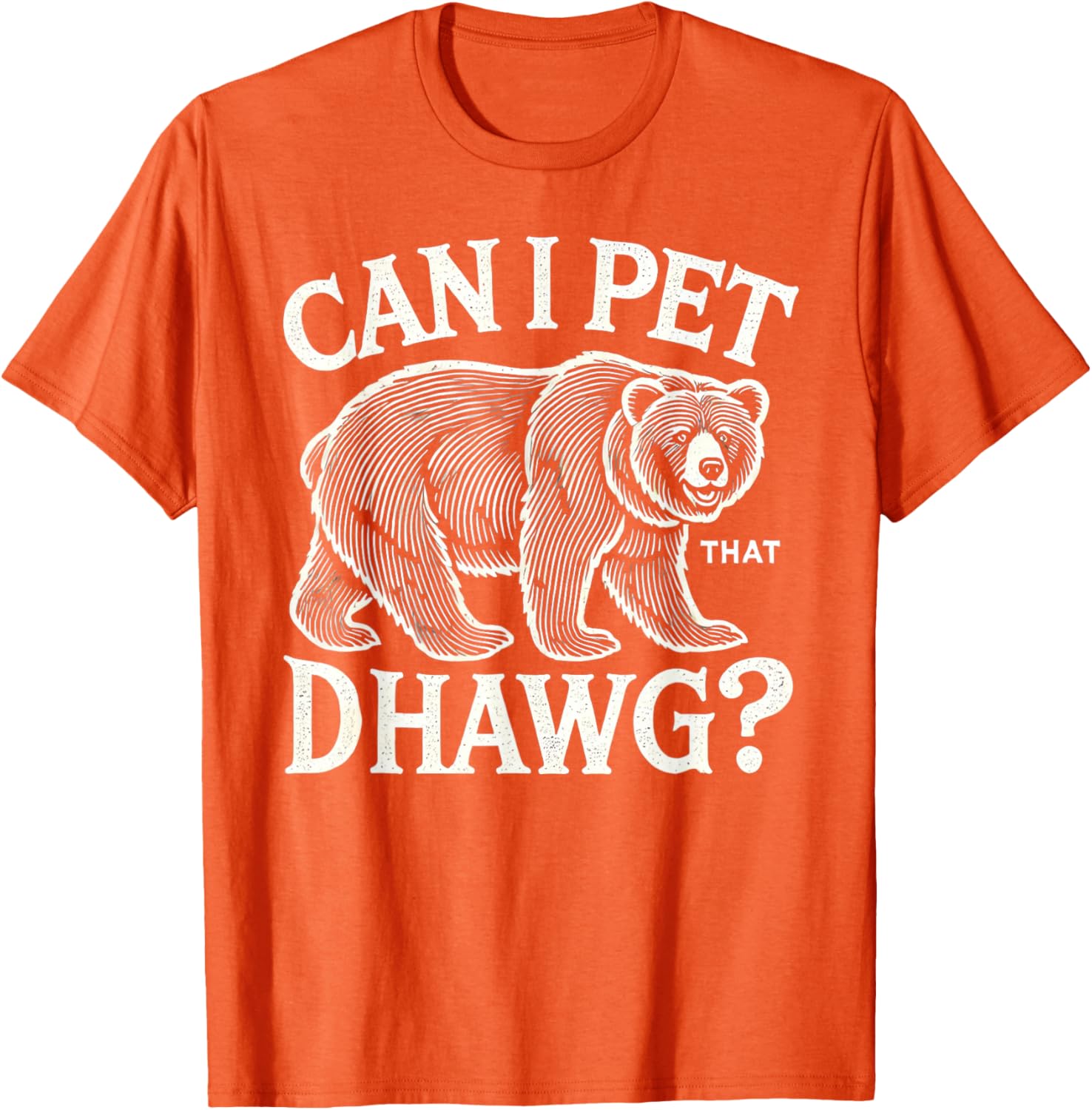 Can I Pet That Dog Bear T-Shirt for Men and Kids - Fun Pet Lover Apparel - 9