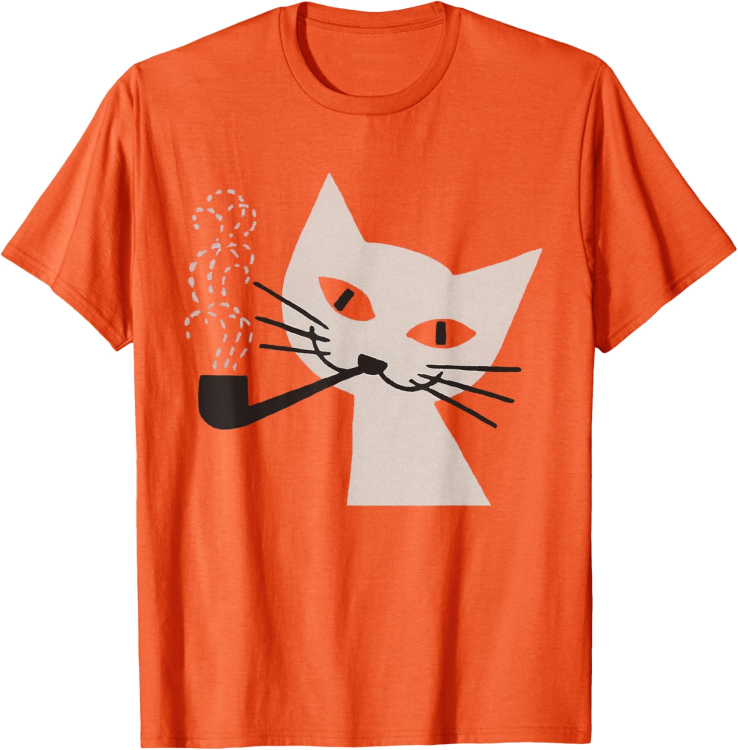 Retro 60s Vintage Cat Smoking Cigarette T-Shirt for Cool Cat Lovers - 4