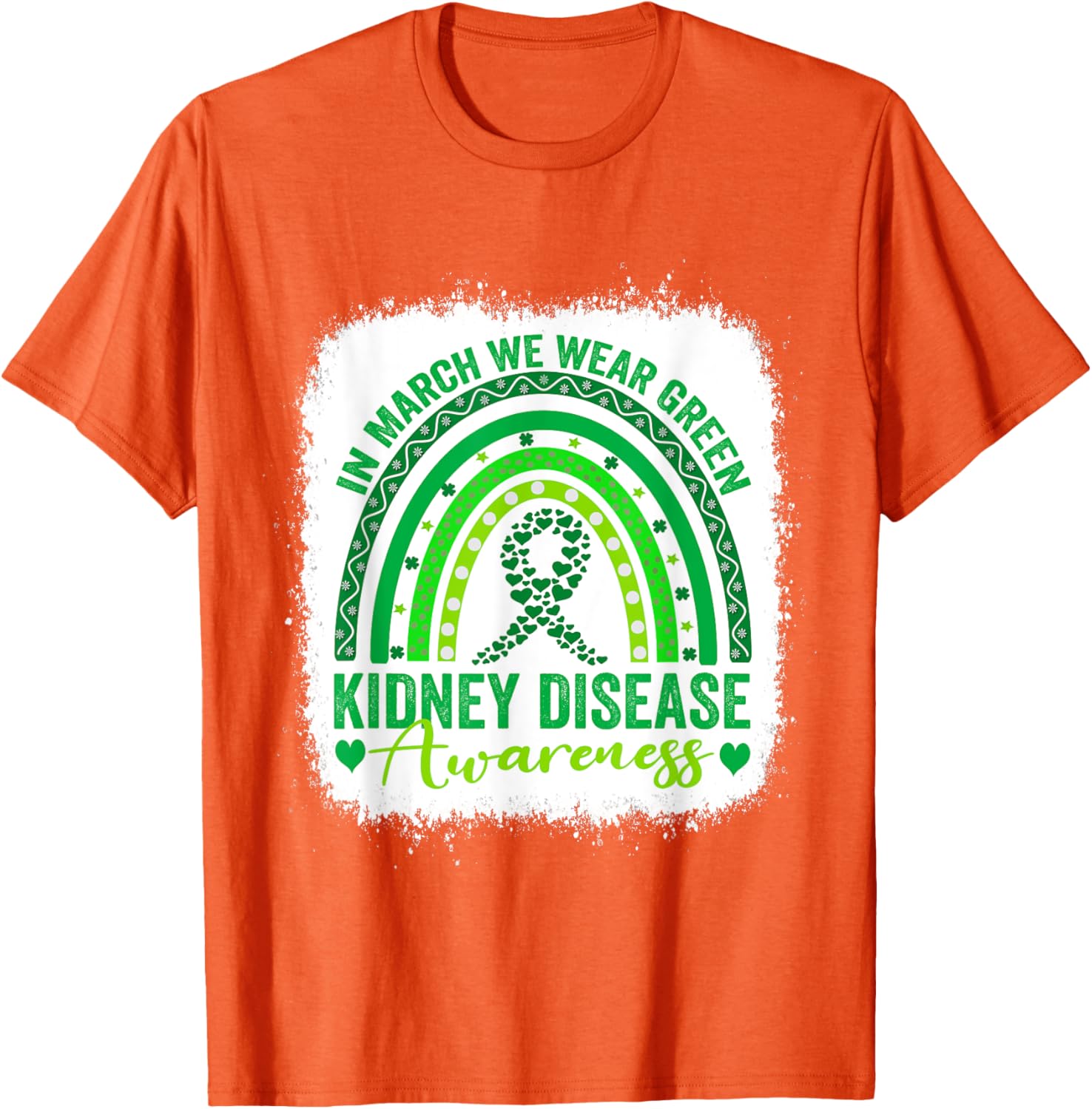 We Wear Green for Kidney Disease Awareness Month 2025 T-Shirt - 11