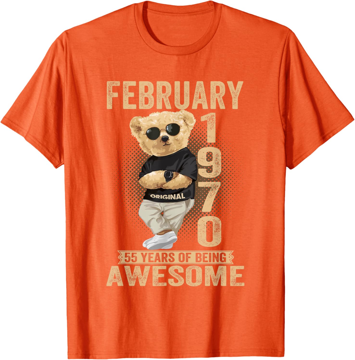 Awesome Teddy Bear T-Shirt for February 55th Birthday Celebrations - 10