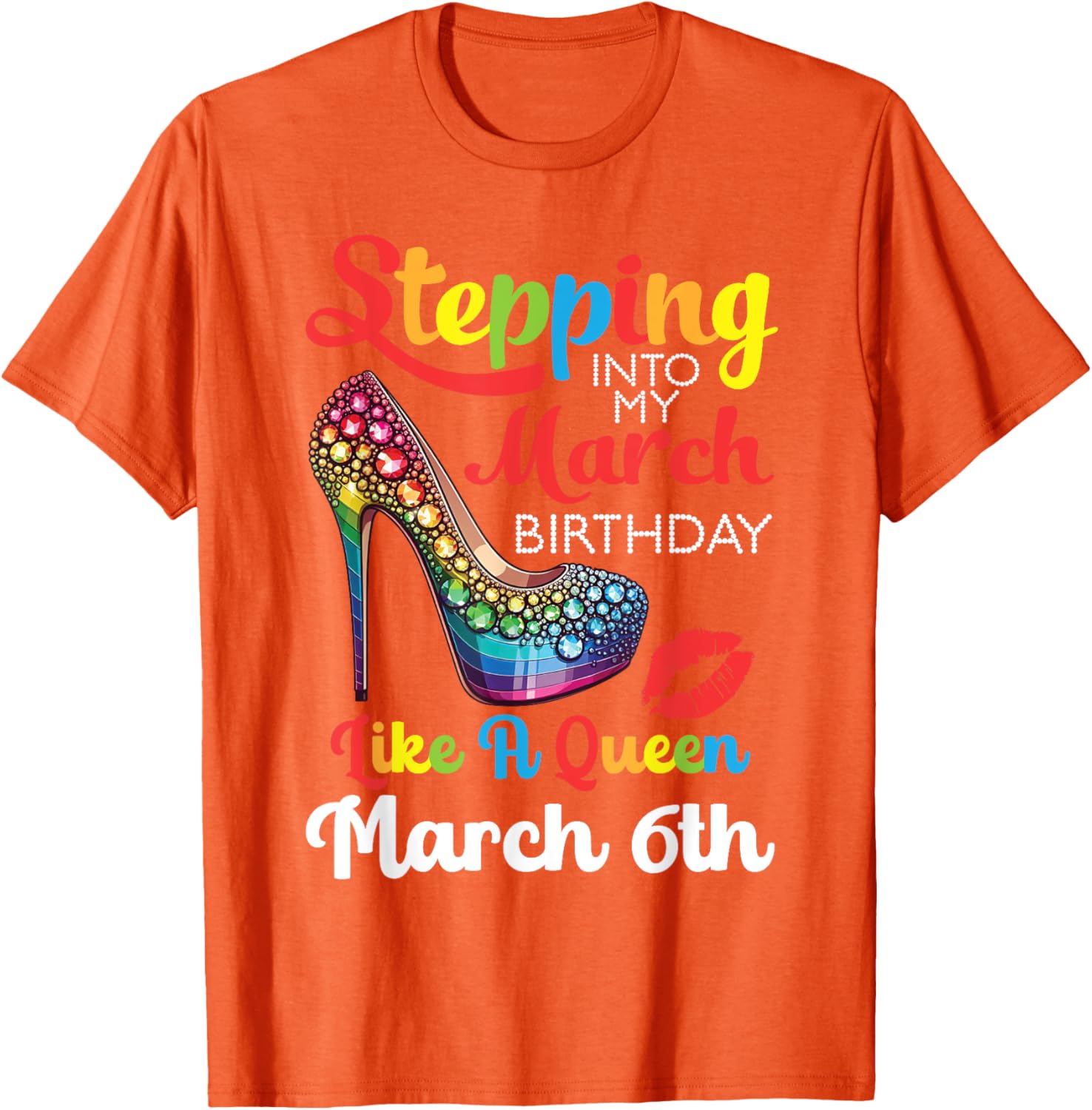 March Birthday Queen T-Shirt for Celebrating Your Special Day March 6th - 18
