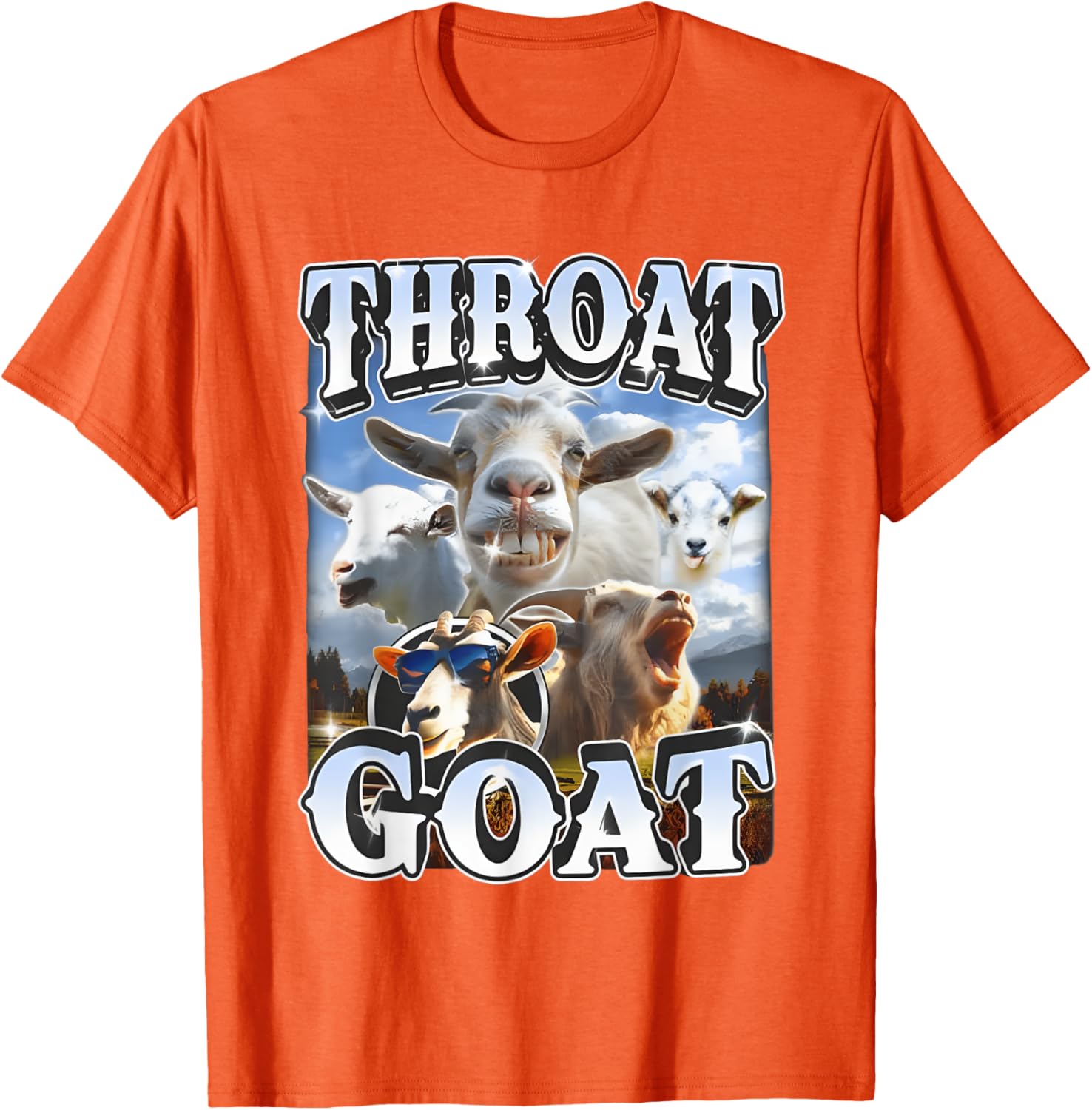 Throat Goat Retro Funny Gag T-Shirt for Adult Humor Lovers - 29