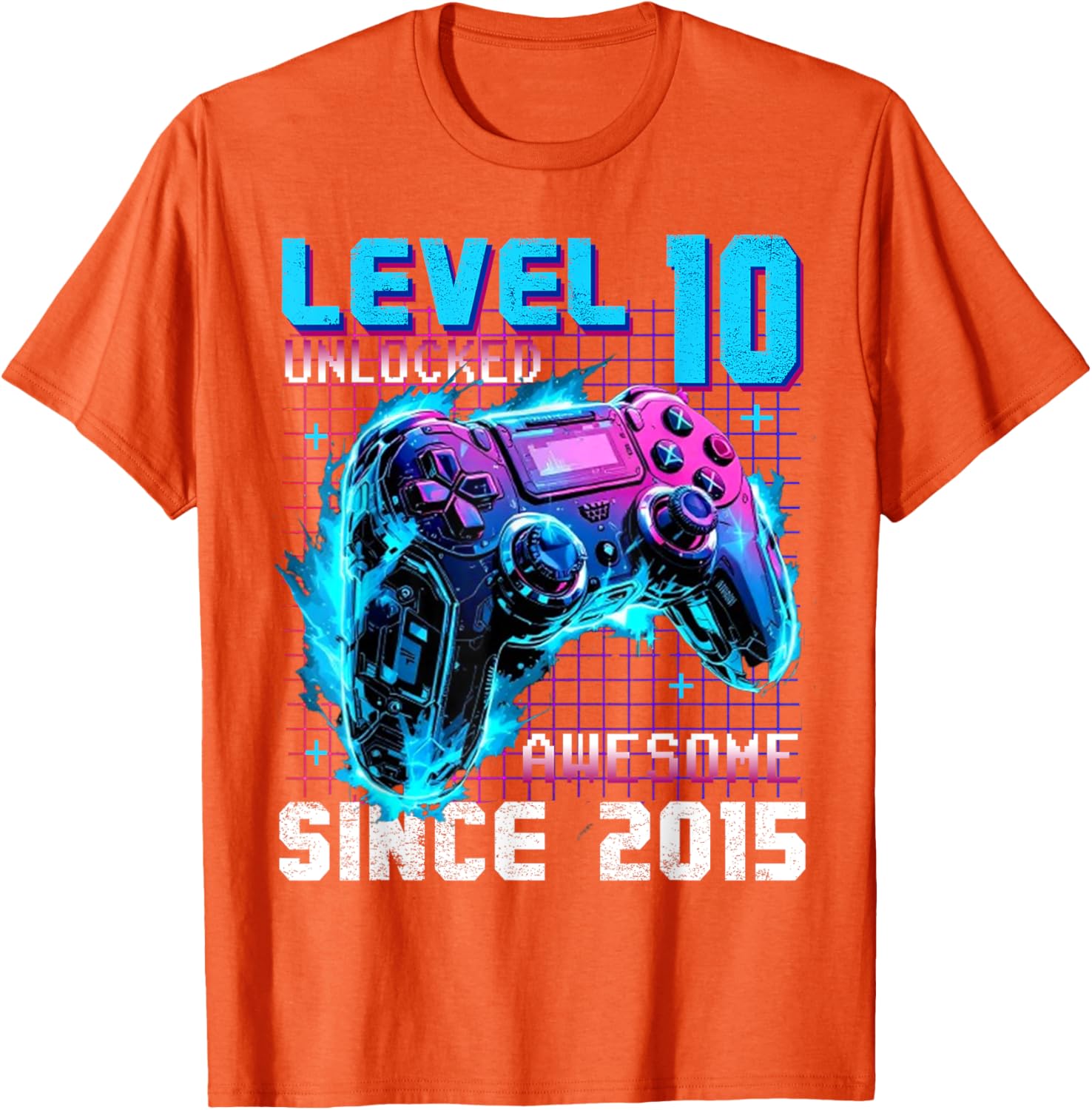 Level 10 Unlocked Gaming T-Shirt for 10th Birthday Celebration - 15