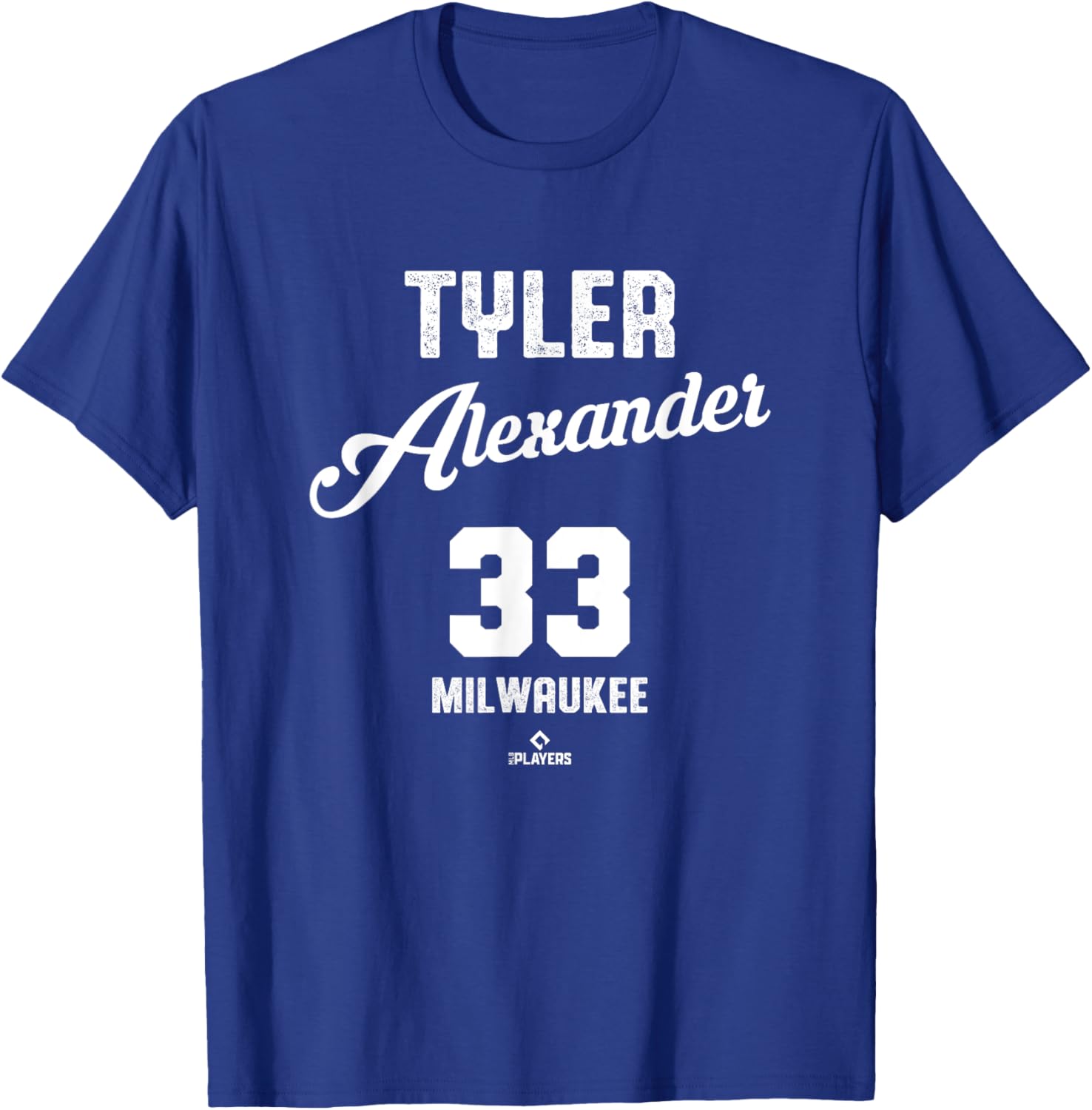 Vintage Tyler Alexander 33 Milwaukee Baseball T-Shirt for MLB Fans - 5